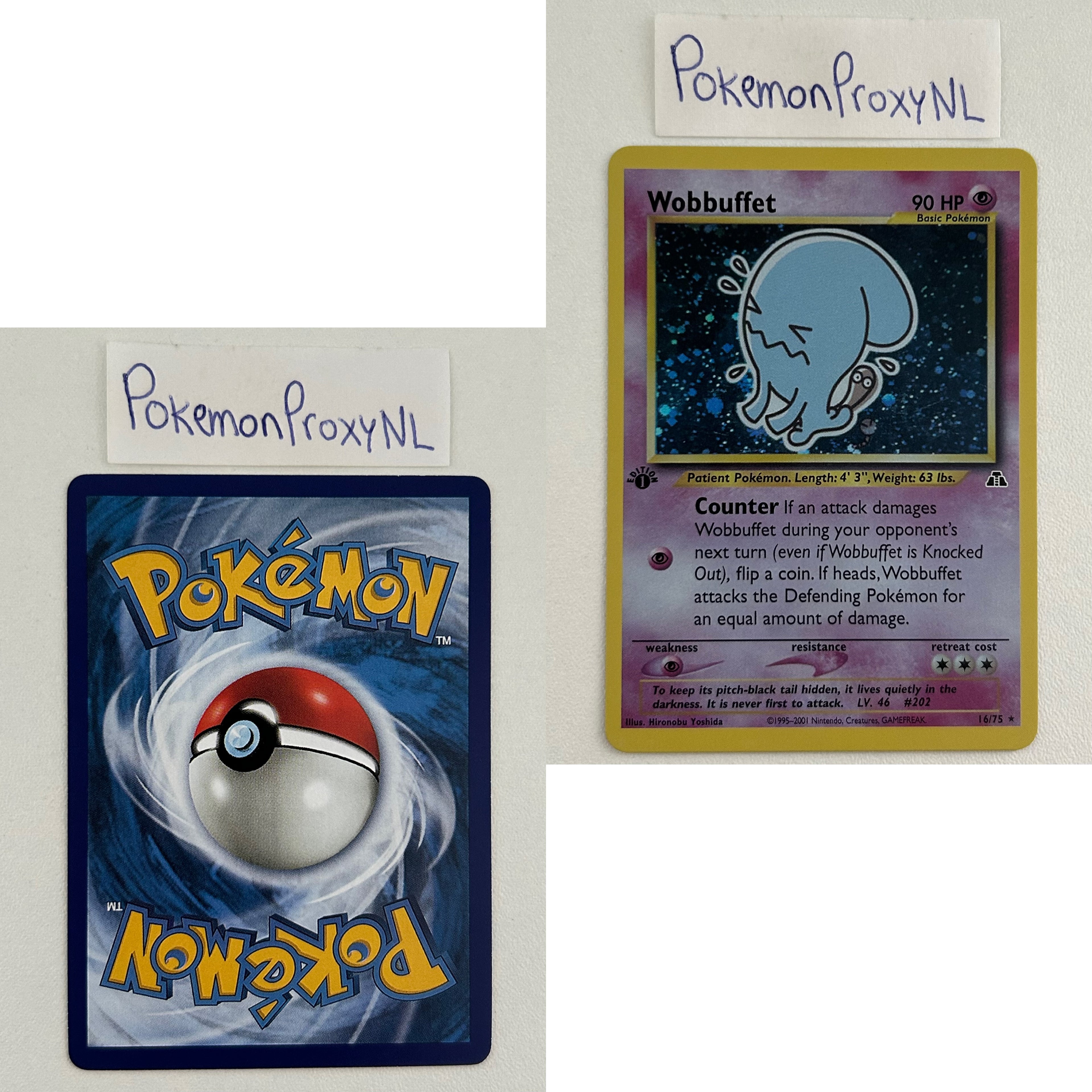 Neo Discovery Set (first edition) (NDI) / 1/75 - 75/75 / 2001 / PROXY Pokémon TCG card(s)