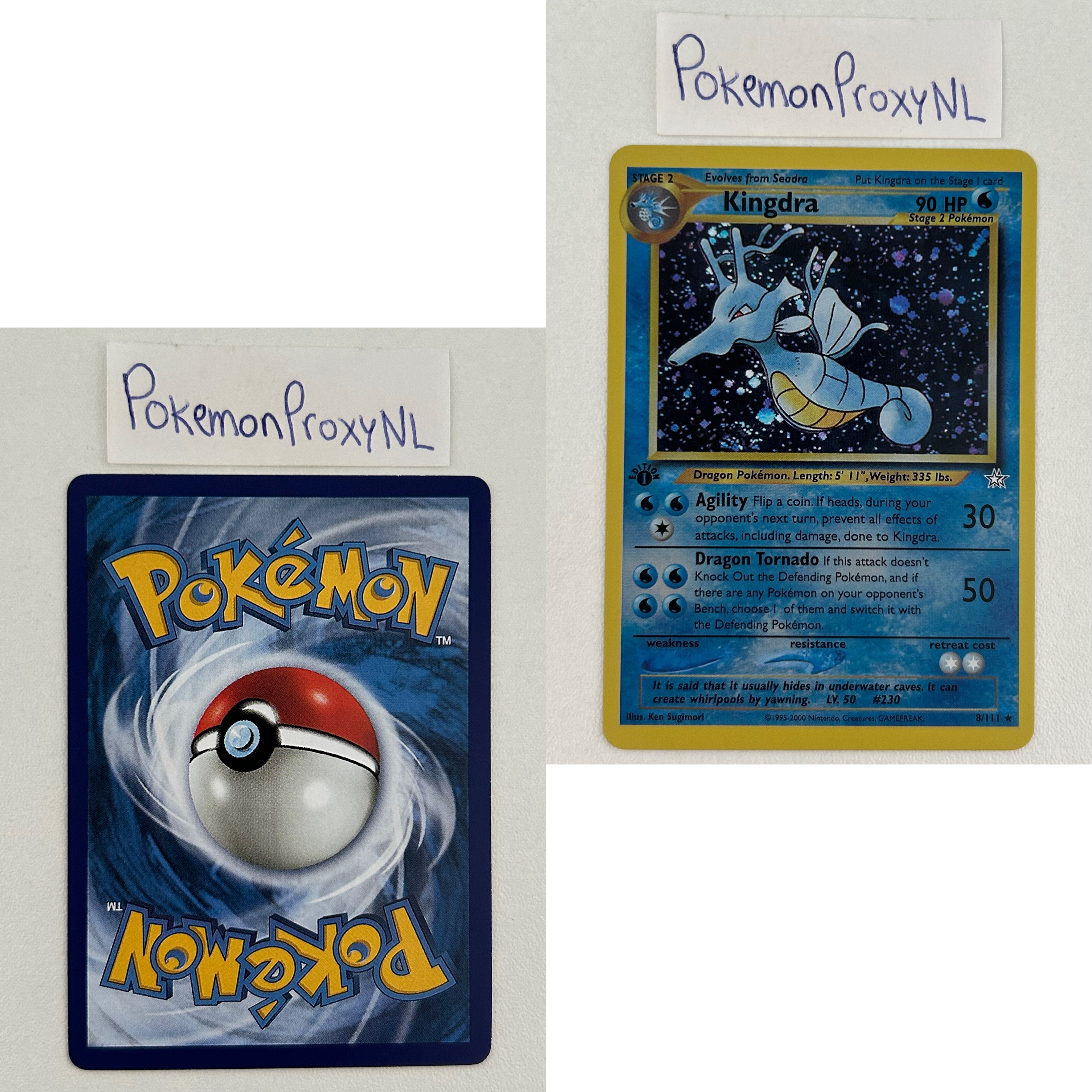 Neo Genesis Set (first edition) (N1) / 1/111 - 111/111 / 2000 / PROXY Pokémon TCG card(s)