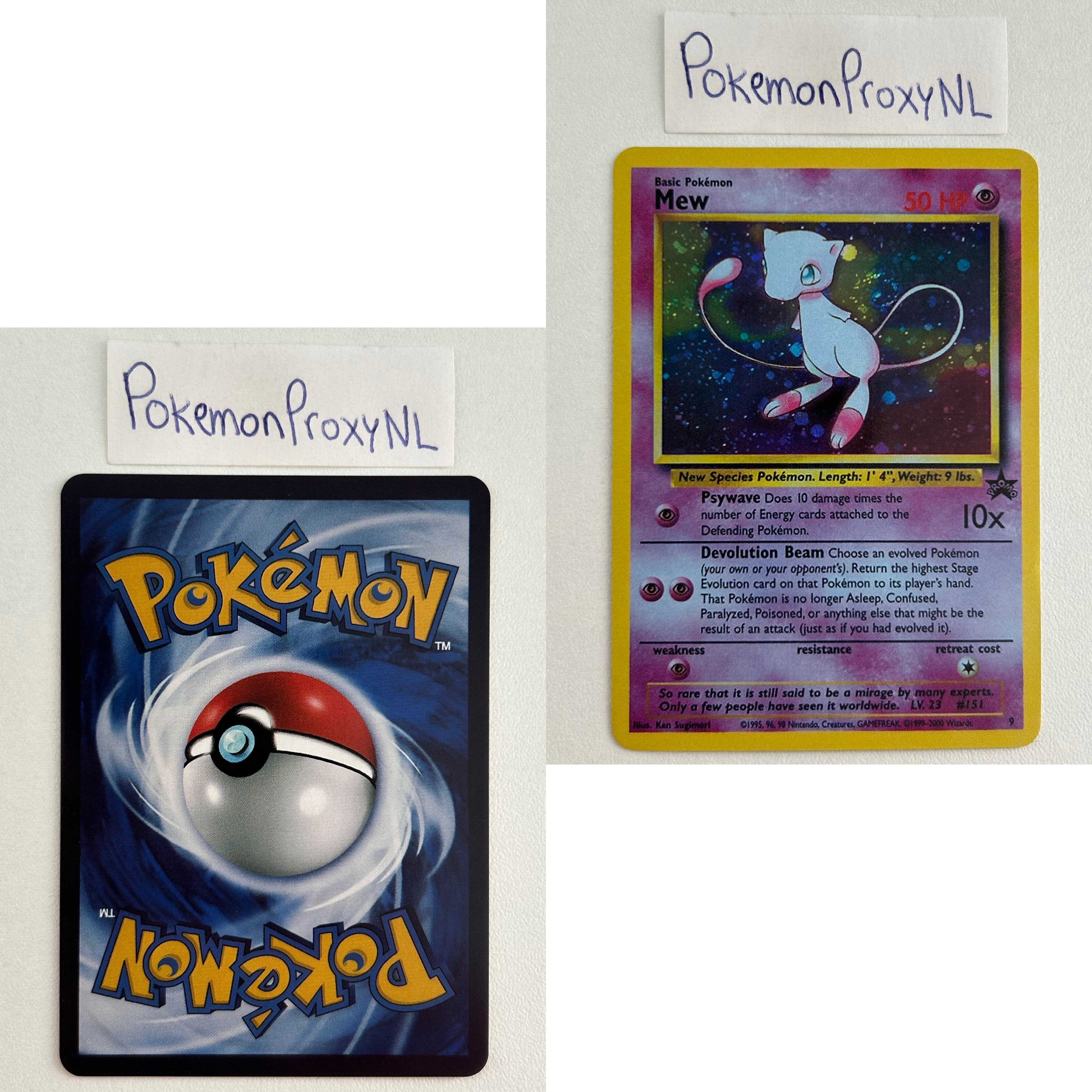 Wizards Black Star Promos Set (WP) / 1 - 53 / 1999-2003 / PROXY Pokémon TCG card(s)