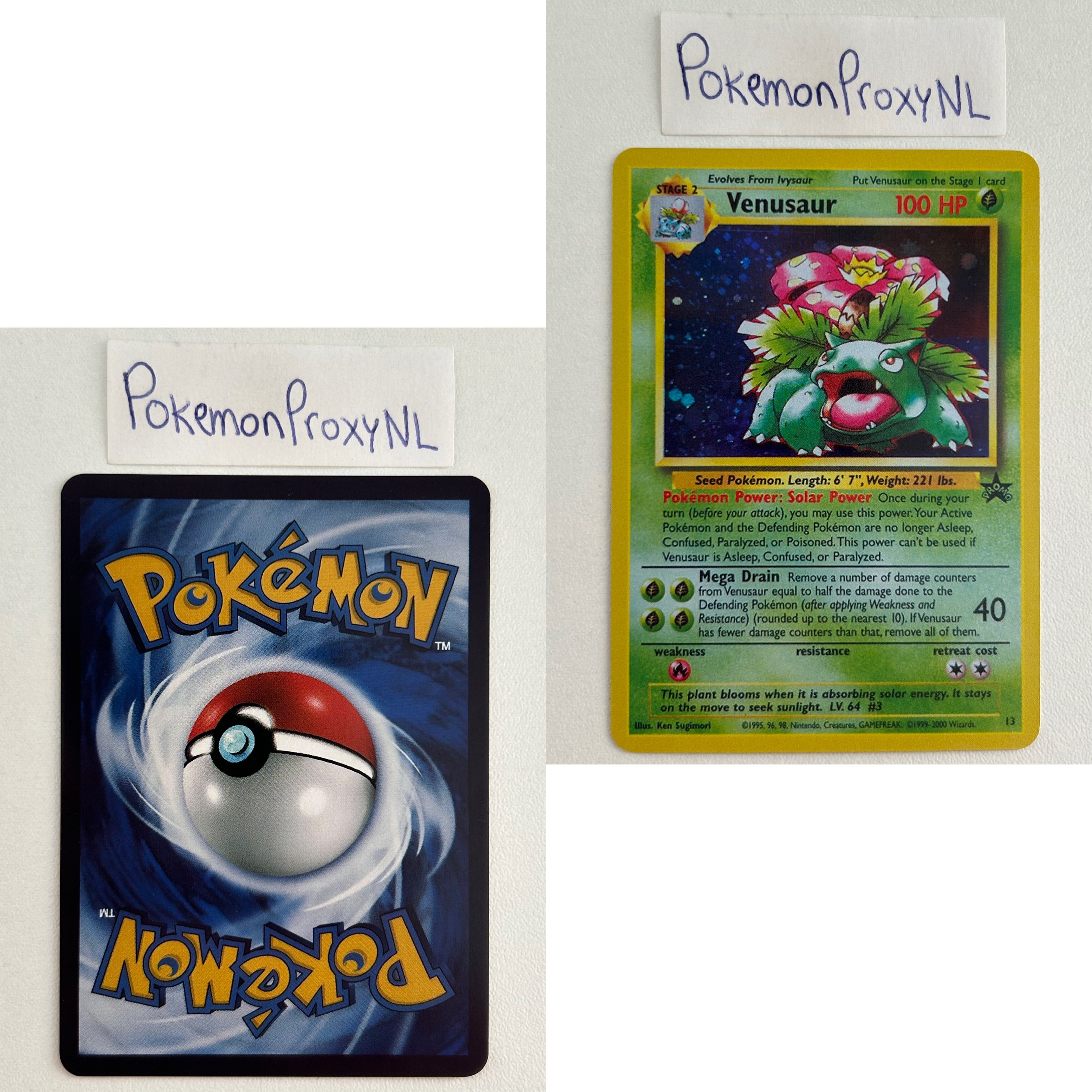 Wizards Black Star Promos Set (WP) / 1 - 53 / 1999-2003 / PROXY Pokémon TCG card(s)