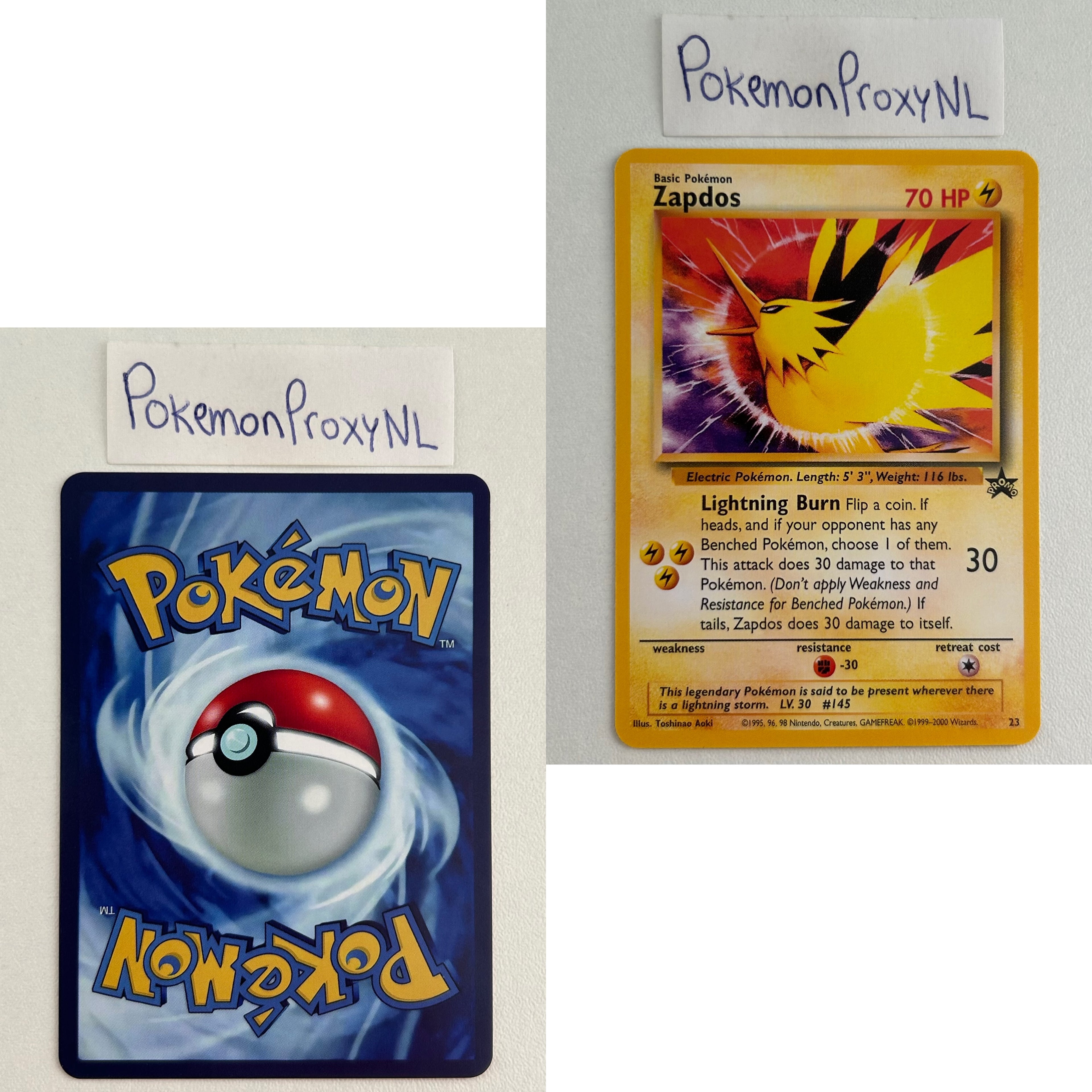 Wizards Black Star Promos Set (WP) / 1 - 53 / 1999-2003 / PROXY Pokémon TCG card(s)