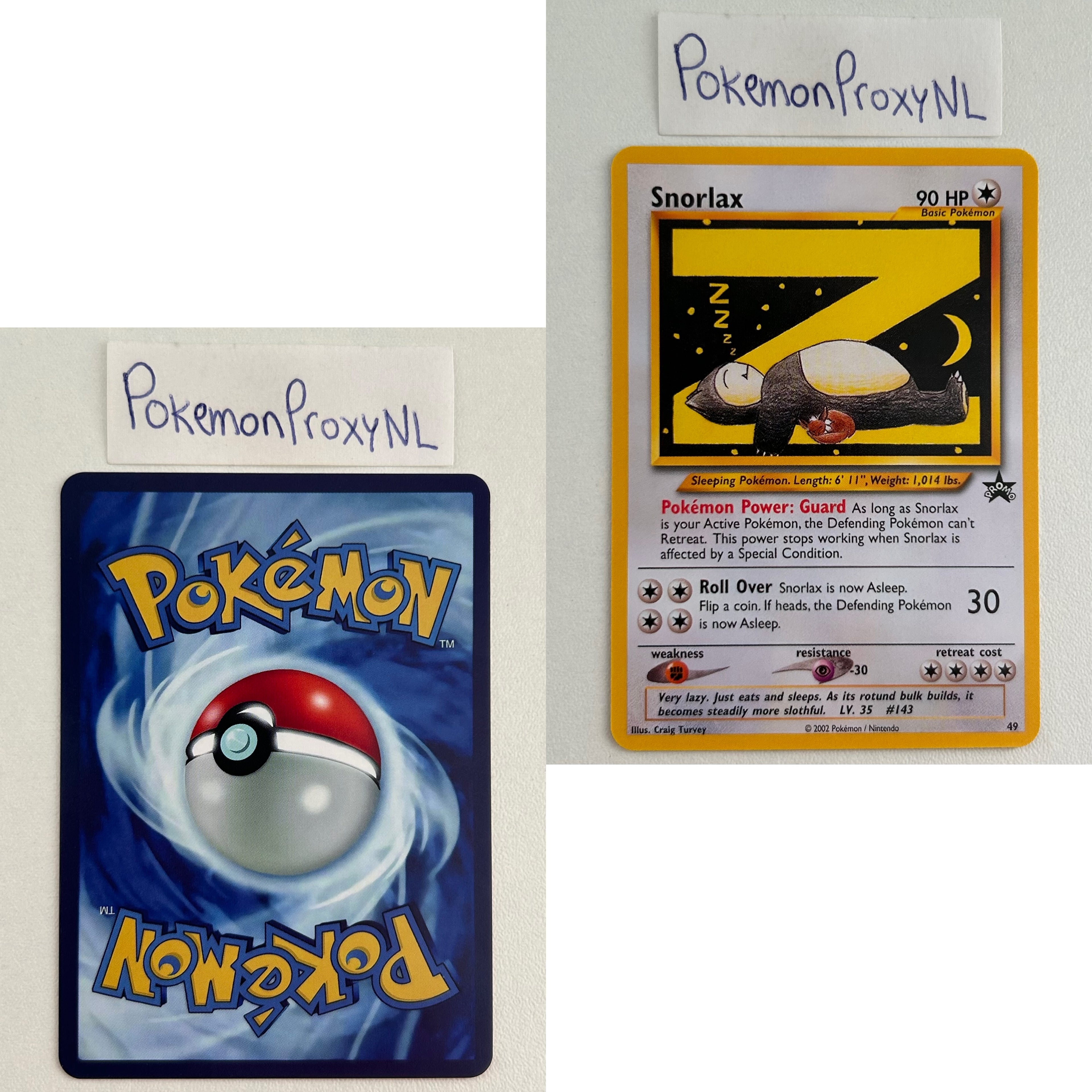 Wizards Black Star Promos Set (WP) / 1 - 53 / 1999-2003 / PROXY Pokémon TCG card(s)