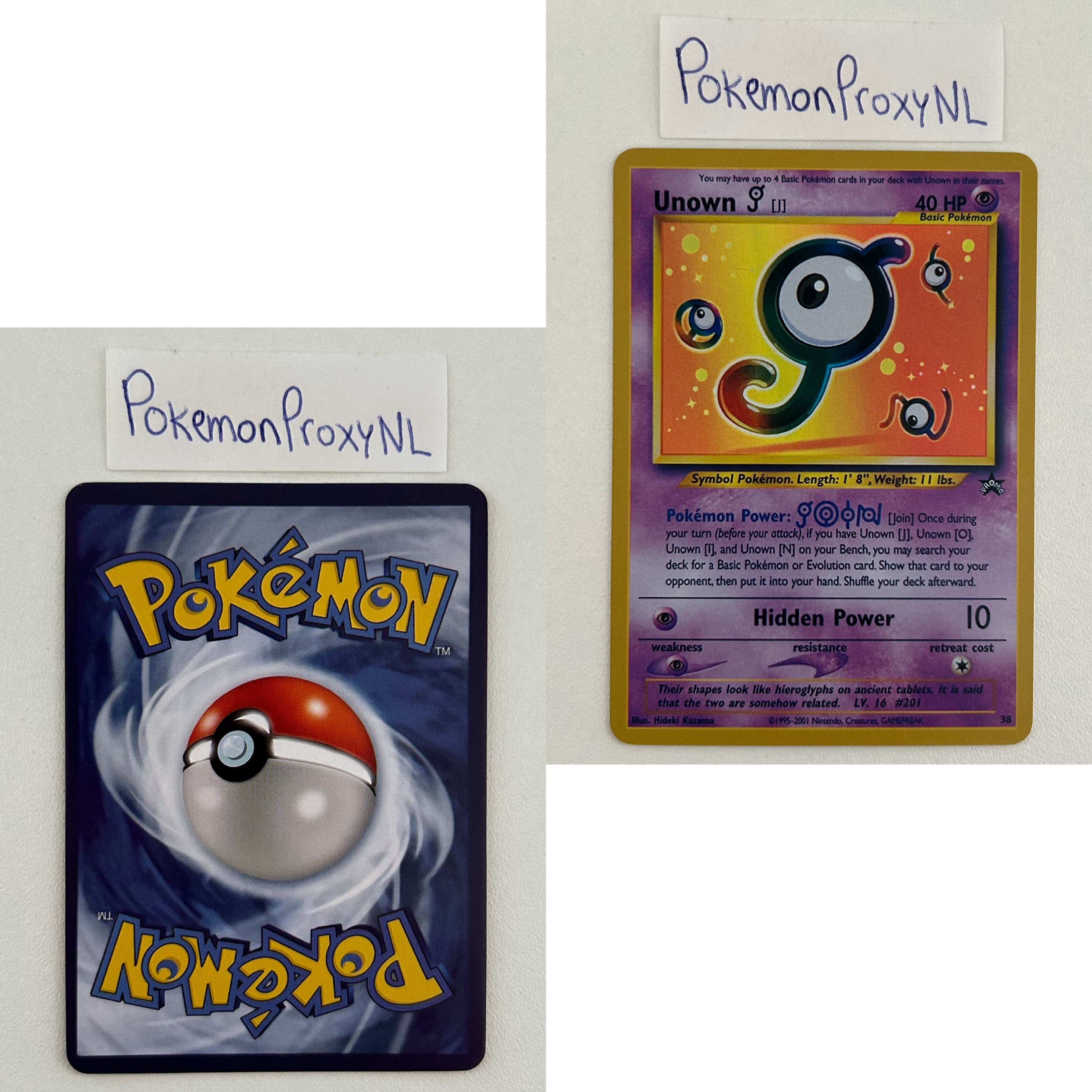 Wizards Black Star Promos Set (WBP) / 1 - 53 / 1999-2003 / PROXY Pokémon TCG card(s)