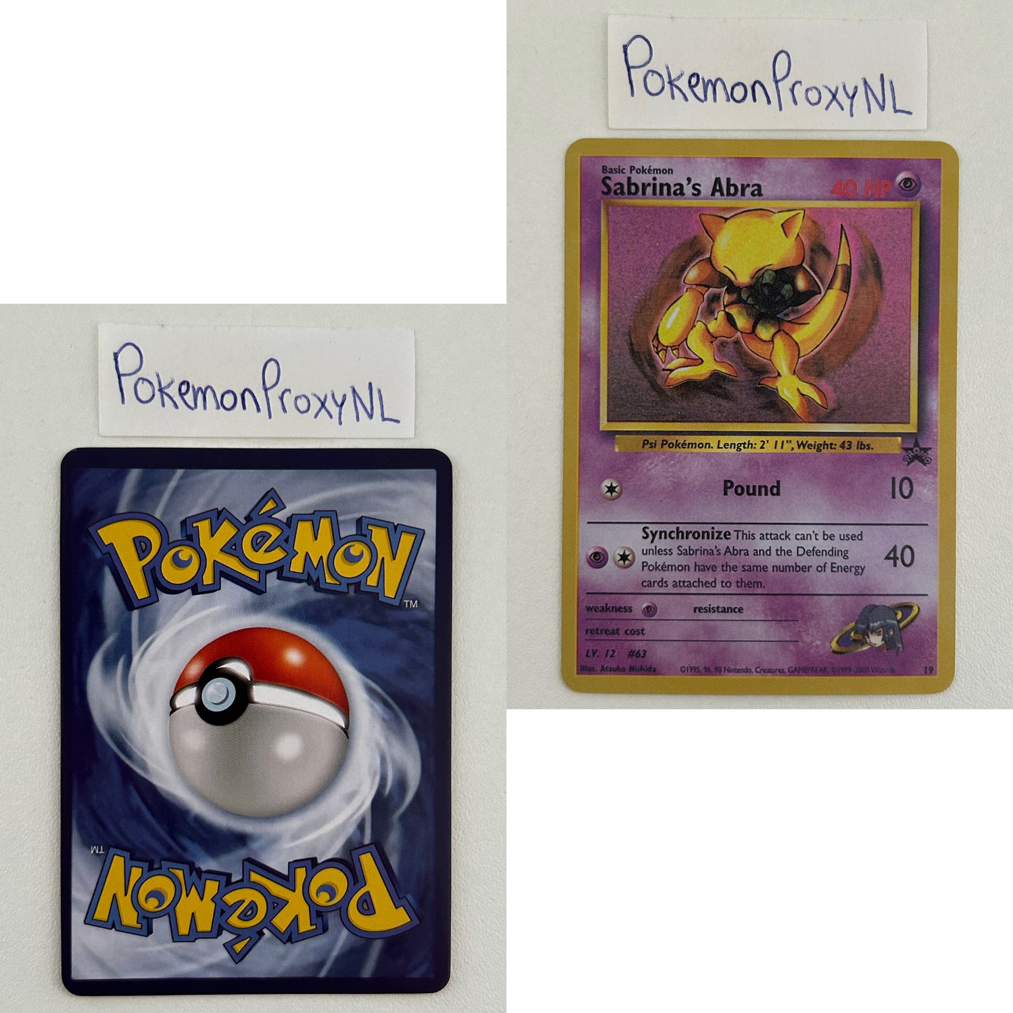 Wizards Black Star Promos Set (WBP) / 1 - 53 / 1999-2003 / PROXY Pokémon TCG card(s)