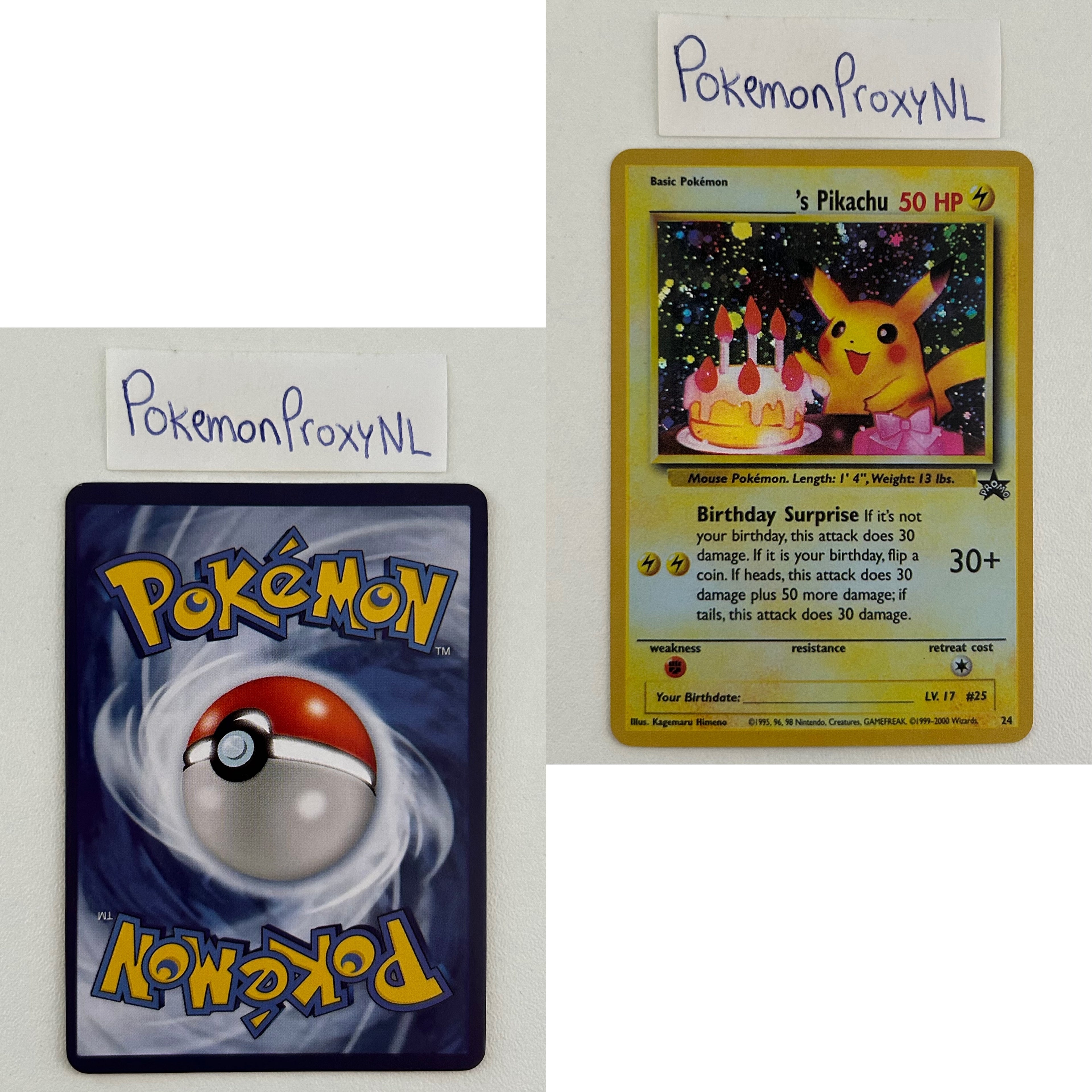 Wizards Black Star Promos Set (WBP) / 1 - 53 / 1999-2003 / PROXY Pokémon TCG card(s)