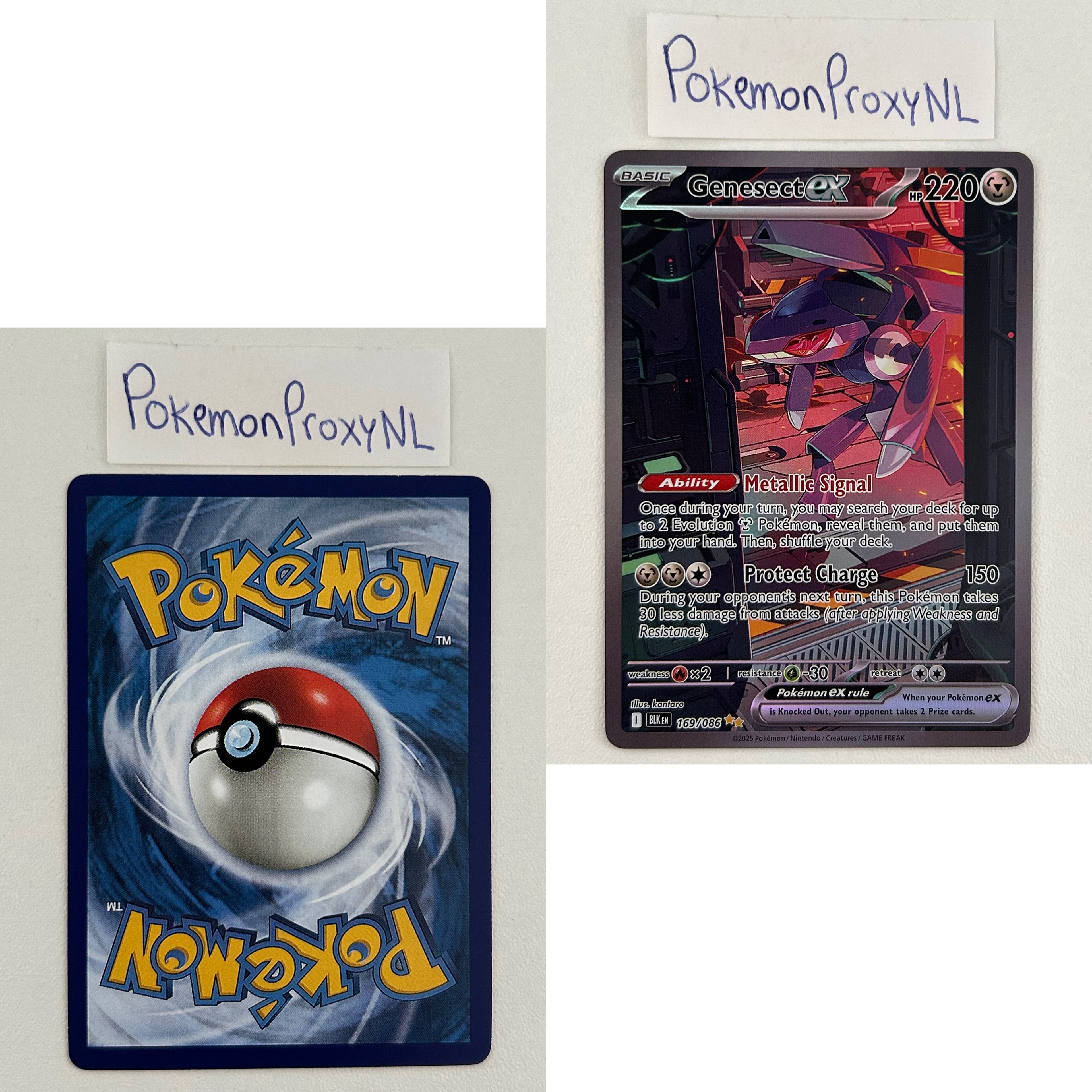 Black Bolt Set (BLK) / 001/086 - 172/086 / 2025 / PROXY Pokémon TCG card(s)