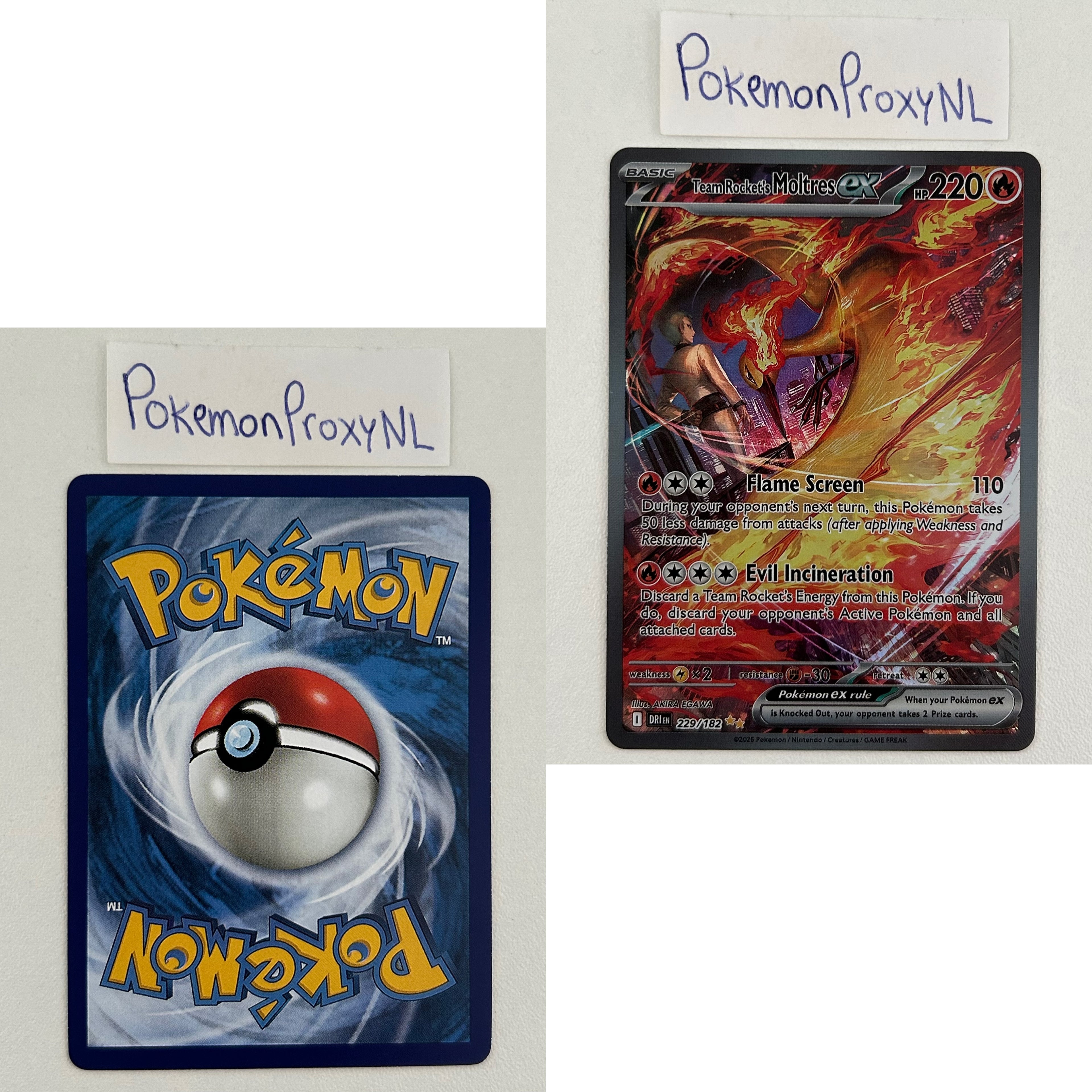 Destined Rivals Set (DRI) / 001/182 - 244/182 / 2025 / PROXY Pokémon TCG card(s)