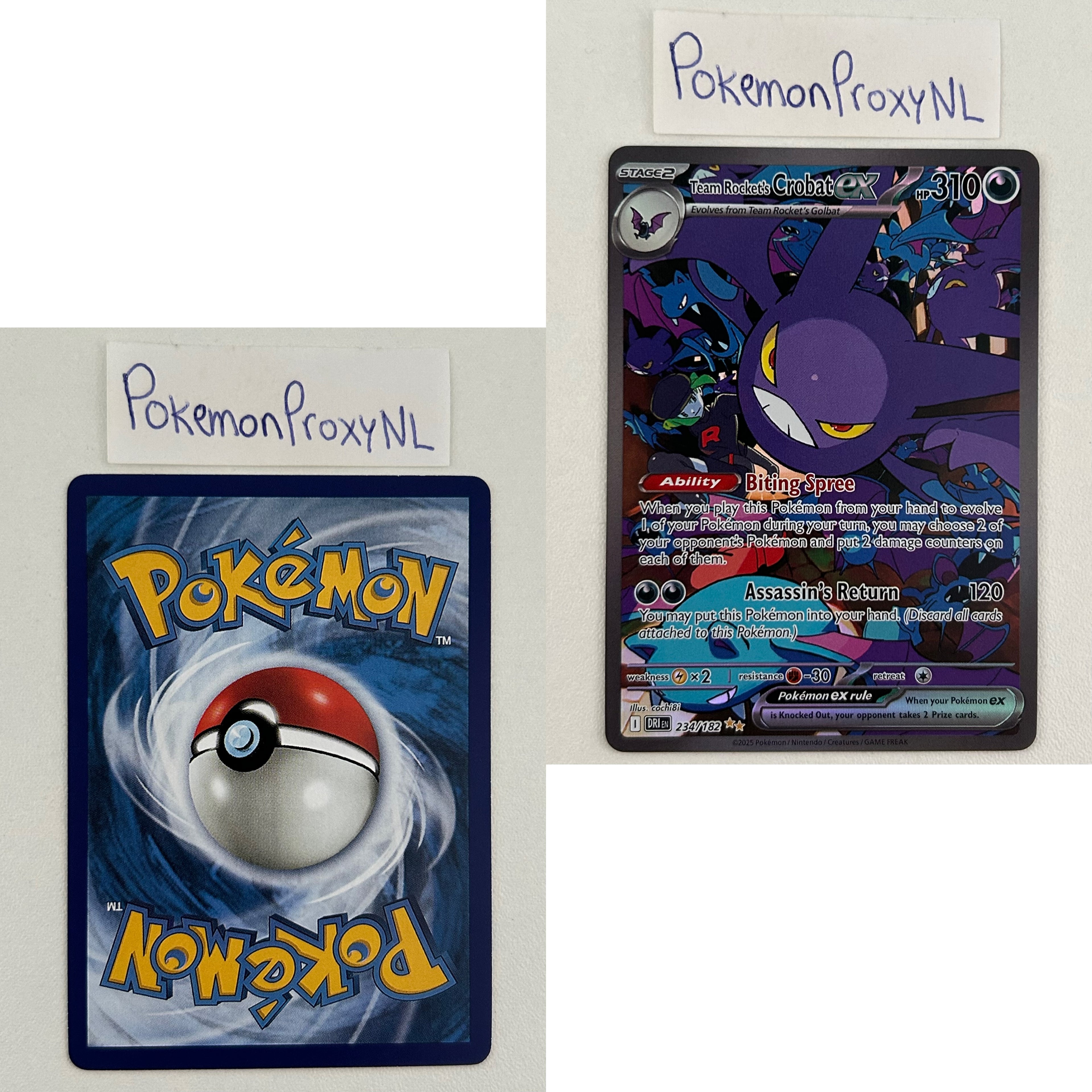 Destined Rivals Set (DRI) / 001/182 - 244/182 / 2025 / PROXY Pokémon TCG card(s)