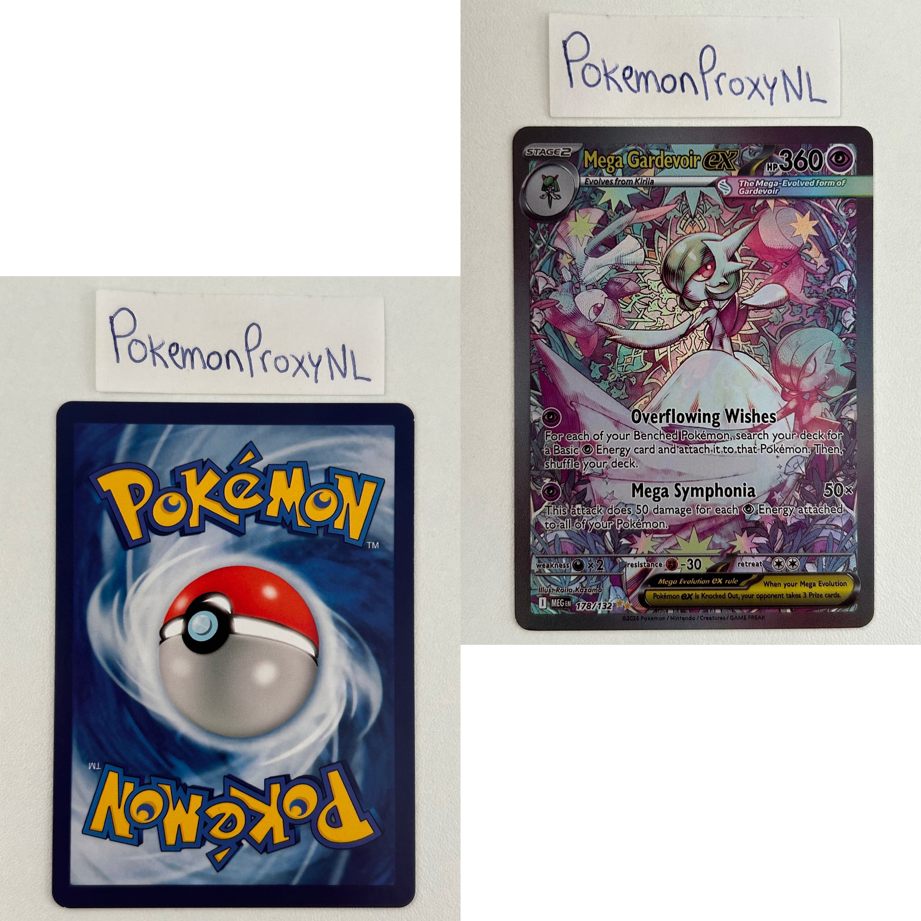 Mega Evolution Set (MEG) / 001/132 - 188/132 / 2025 / PROXY Pokémon TCG card(s)