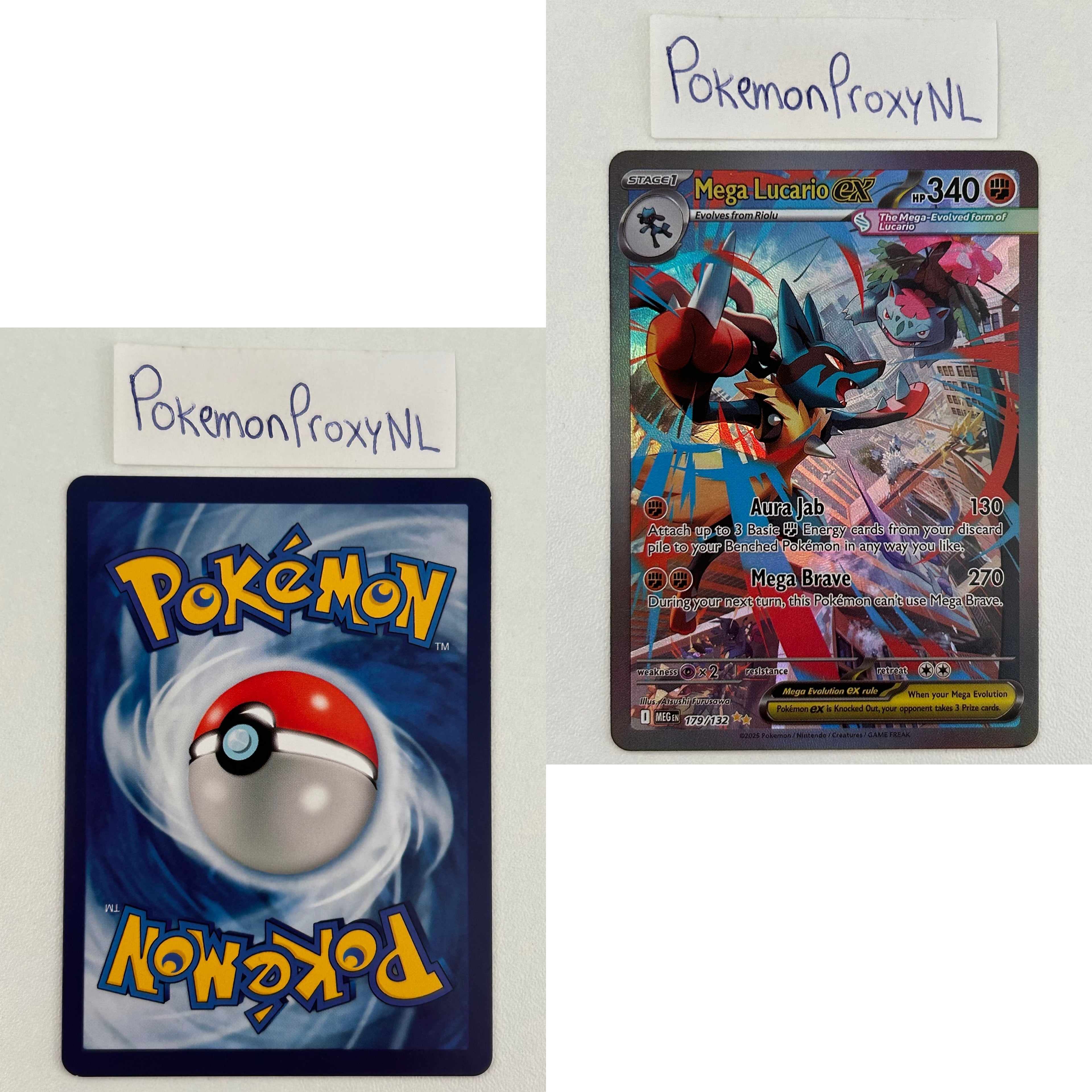 Mega Evolution Set (MEG) / 001/132 - 188/132 / 2025 / PROXY Pokémon TCG card(s)
