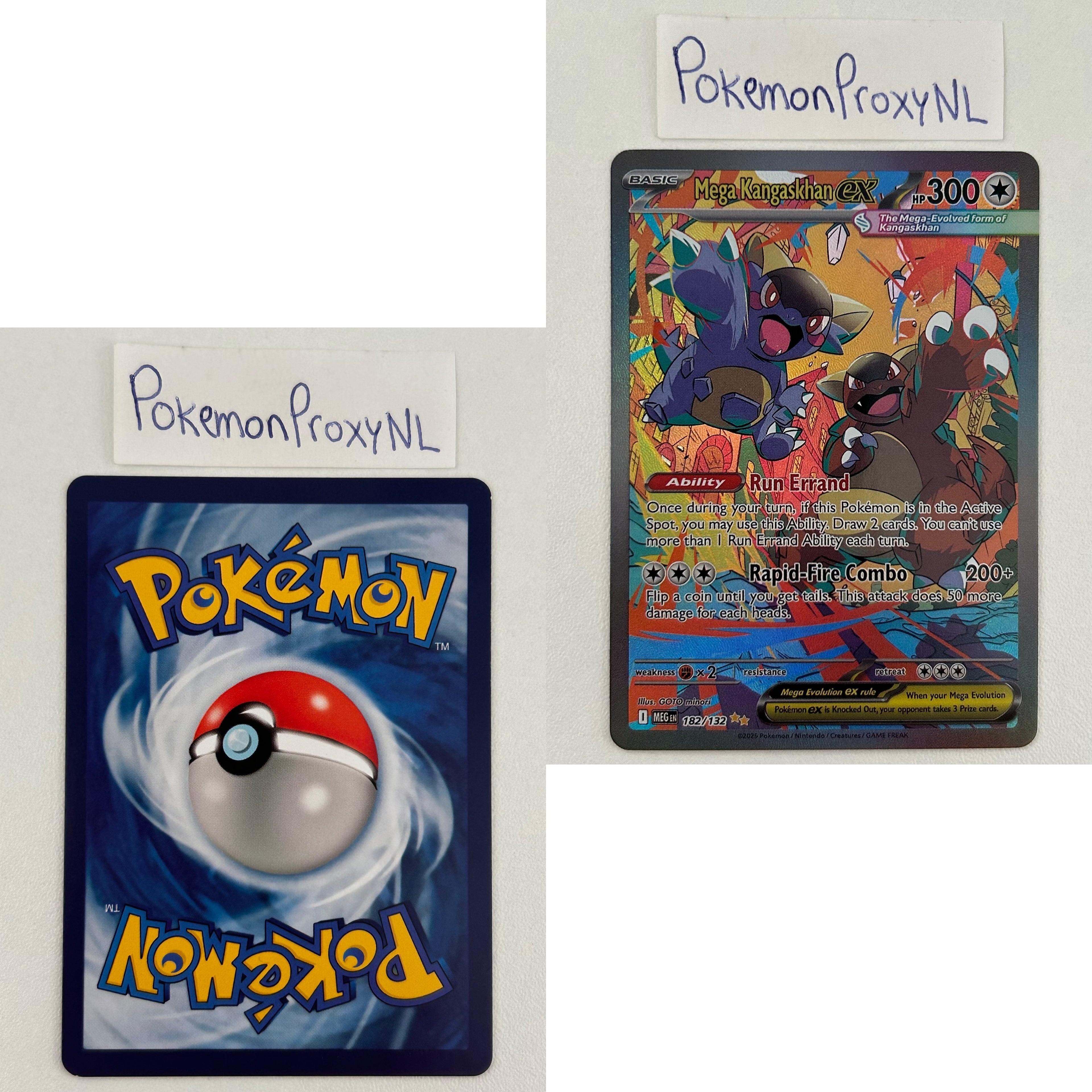 Mega Evolution Set (MEG) / 001/132 - 188/132 / 2025 / PROXY Pokémon TCG card(s)