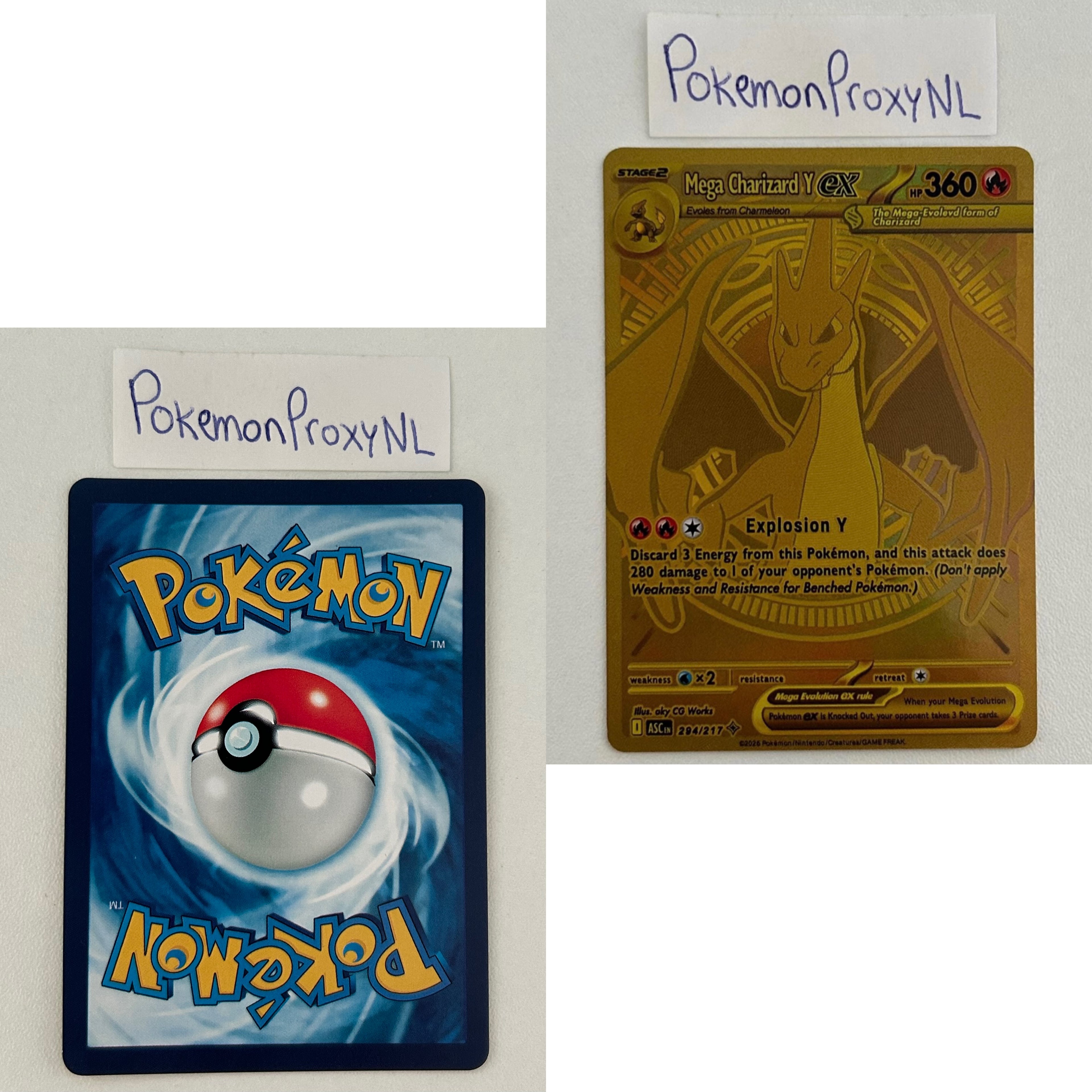 Ascended Heroes Set (ASC) / 001/217 - 295/217 / 2026 / PROXY Pokémon TCG card(s)