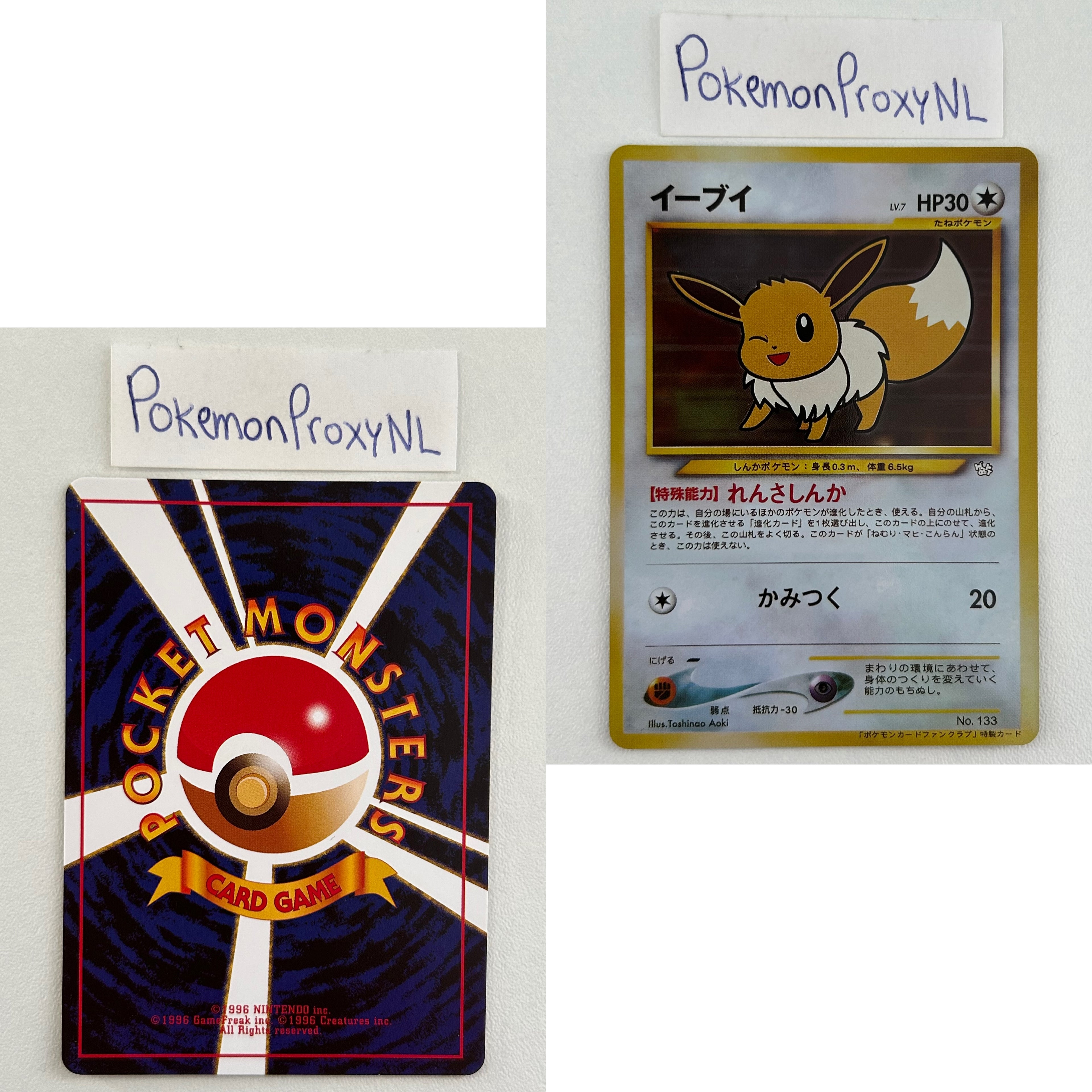 Unnumbered Promos Set (UNP) (Japanese) / X - X / 1999-2001 / PROXY Pokémon TCG card(s)