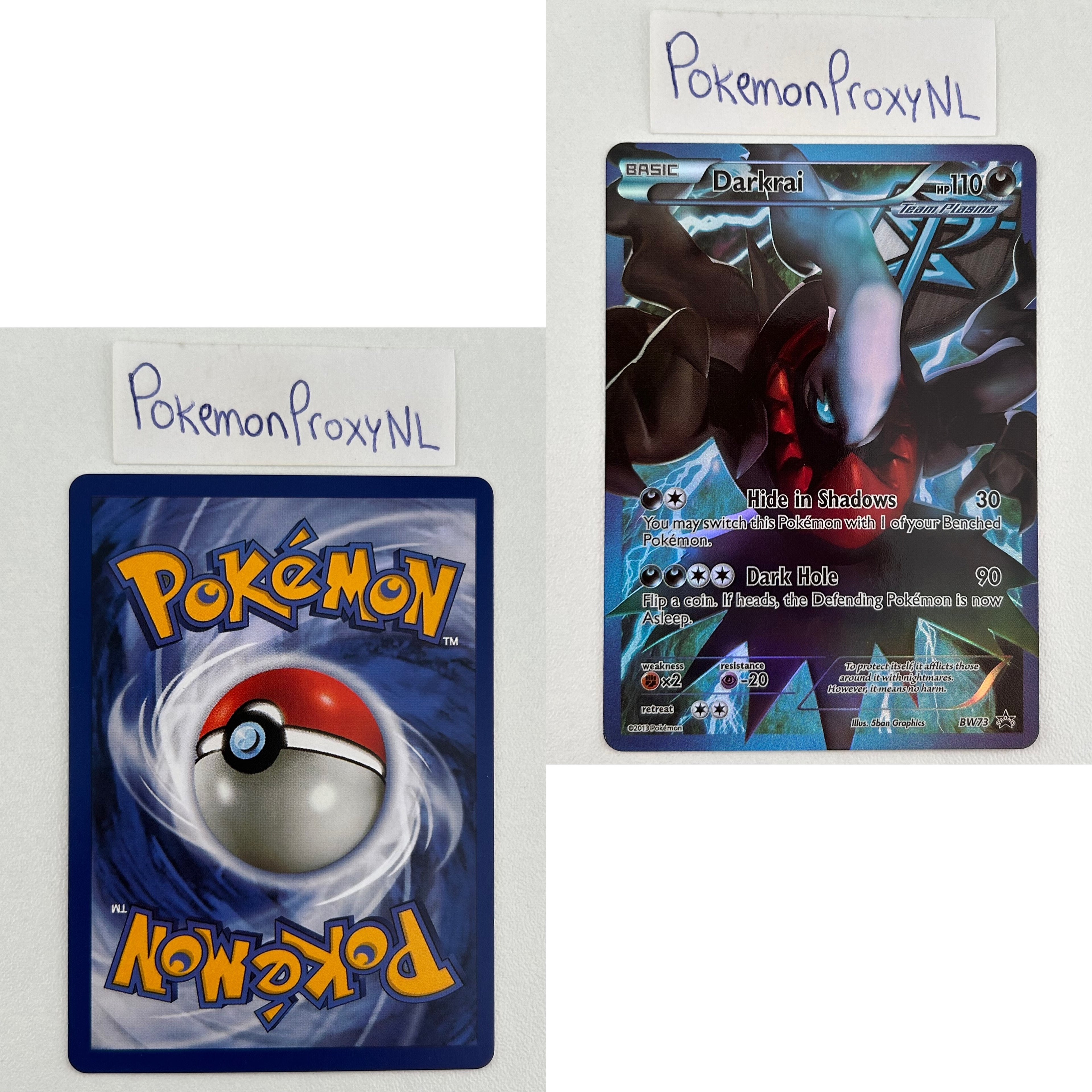 Black & White Promos Set (BW) / BW01 - BW101 / 2011-2013 / PROXY Pokémon TCG card(s)