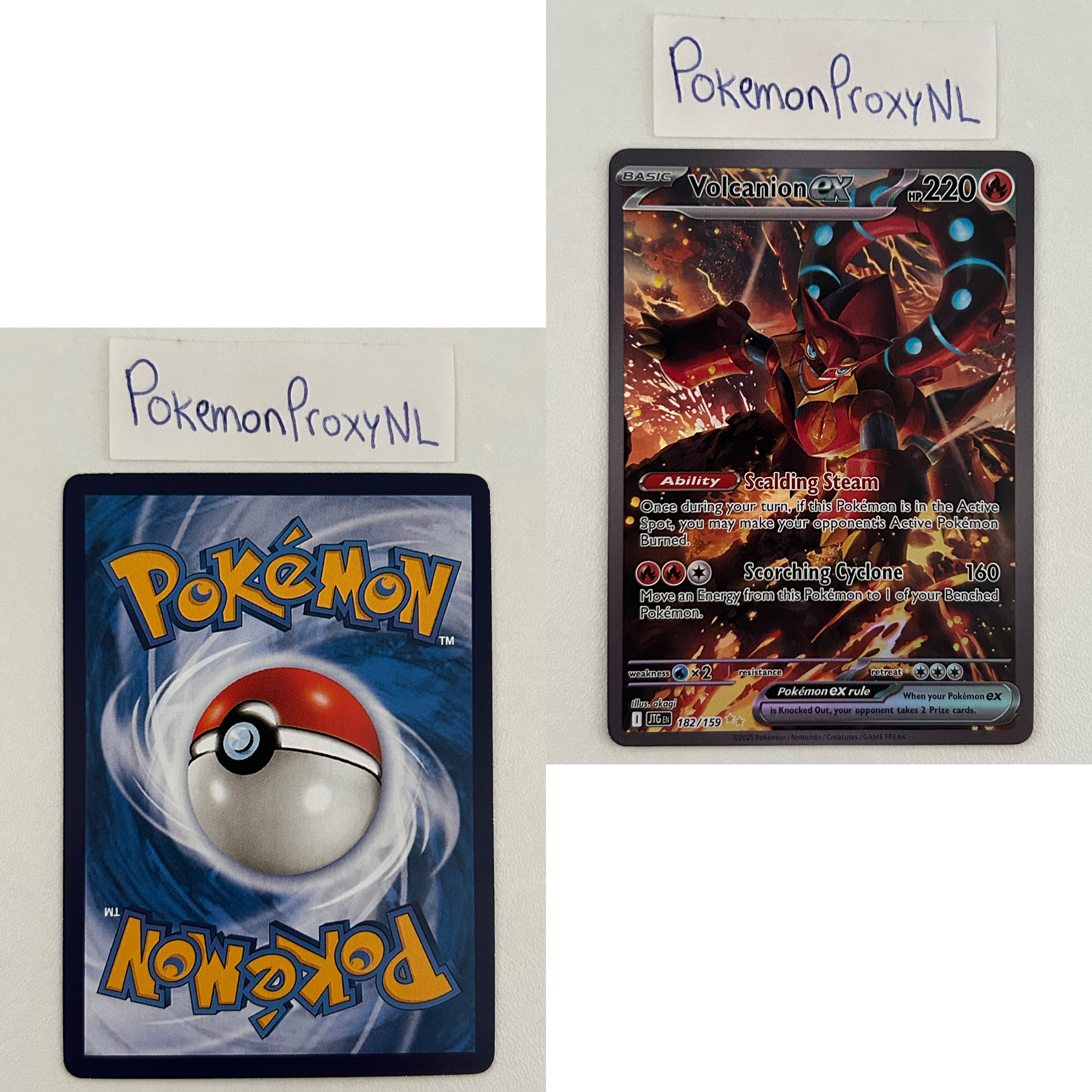 Journey Together Set (JTG) / 001/159 - 190/159 / 2025 / PROXY Pokémon TCG card(s)