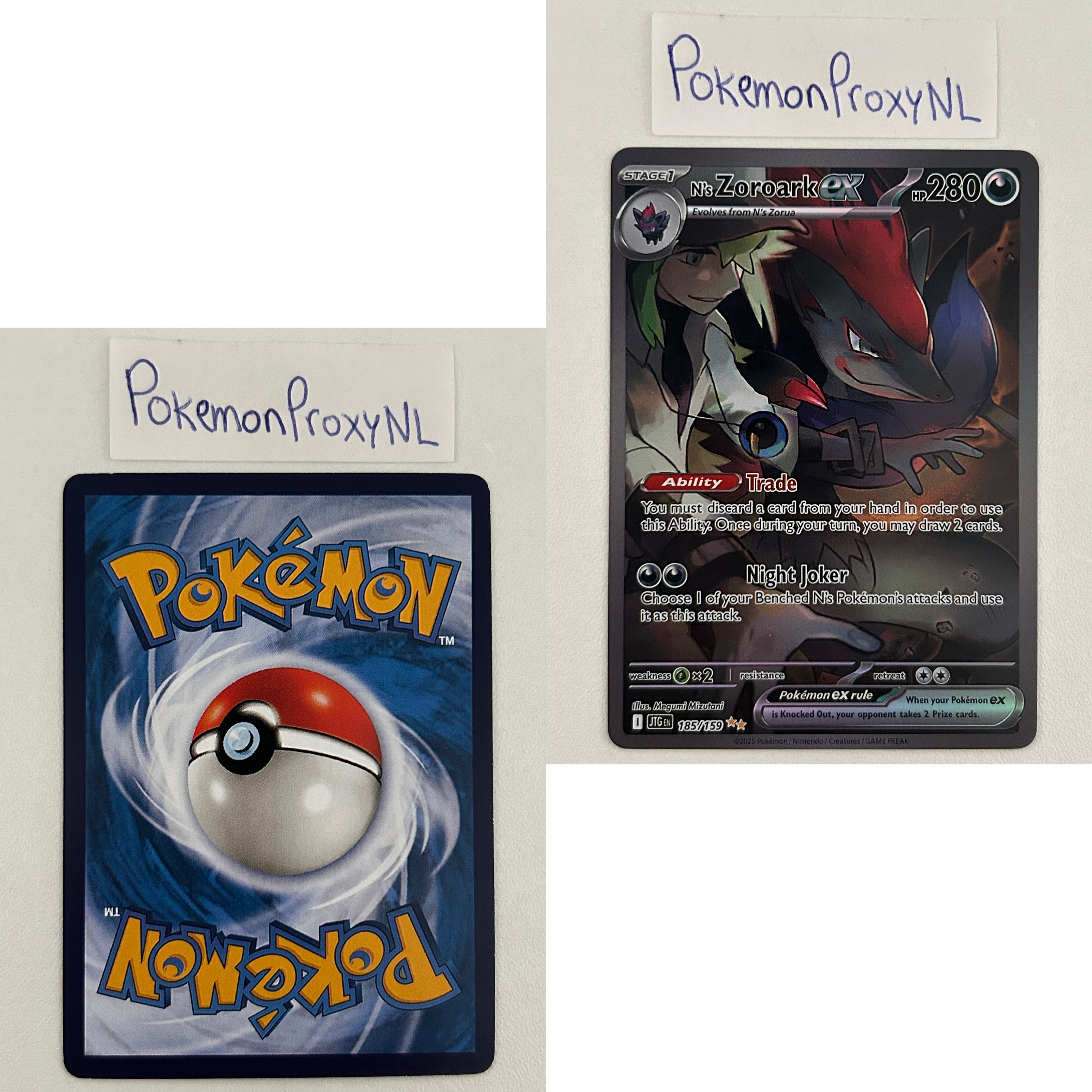 Journey Together Set (JTG) / 001/159 - 190/159 / 2025 / PROXY Pokémon TCG card(s)