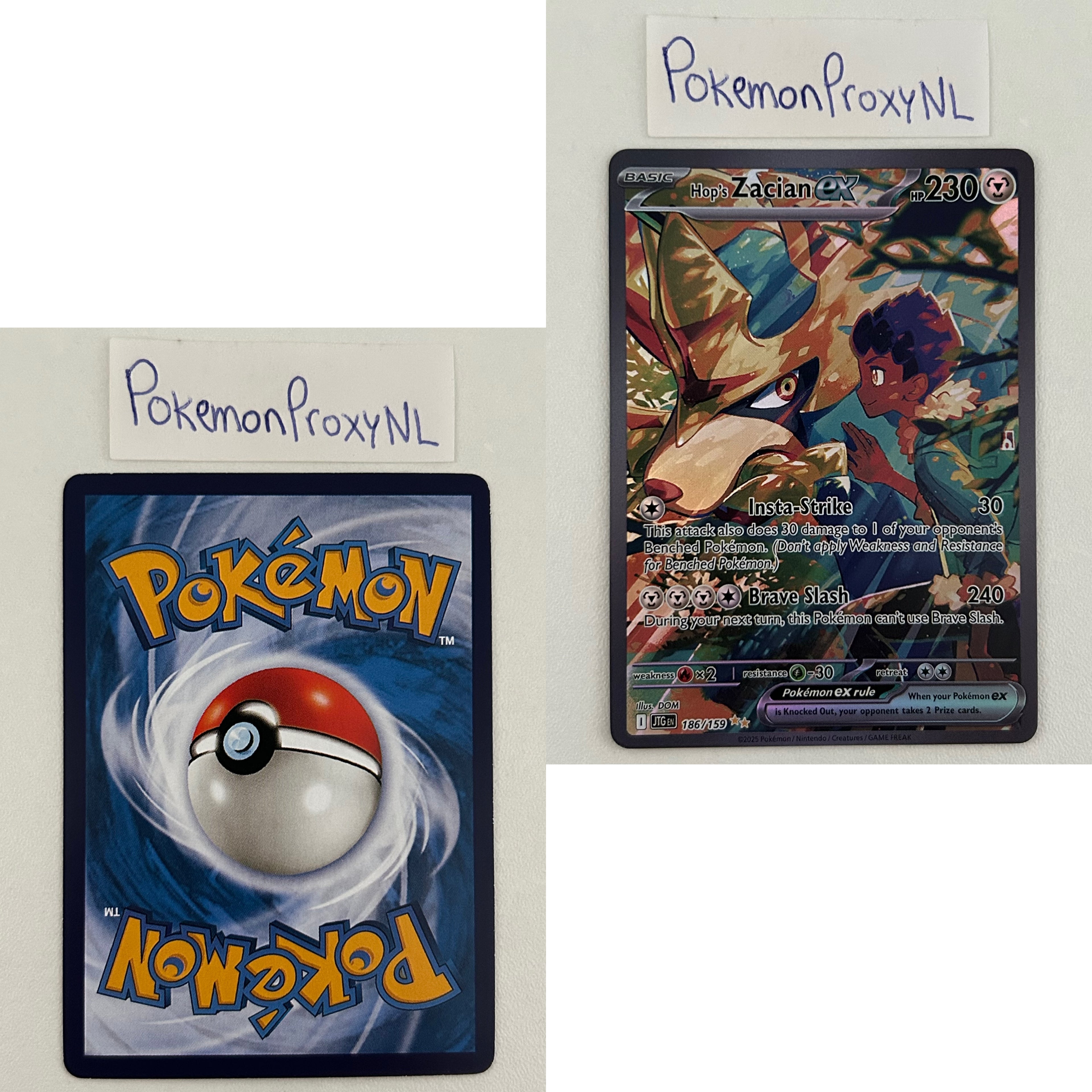 Journey Together Set (JTG) / 001/159 - 190/159 / 2025 / PROXY Pokémon TCG card(s)