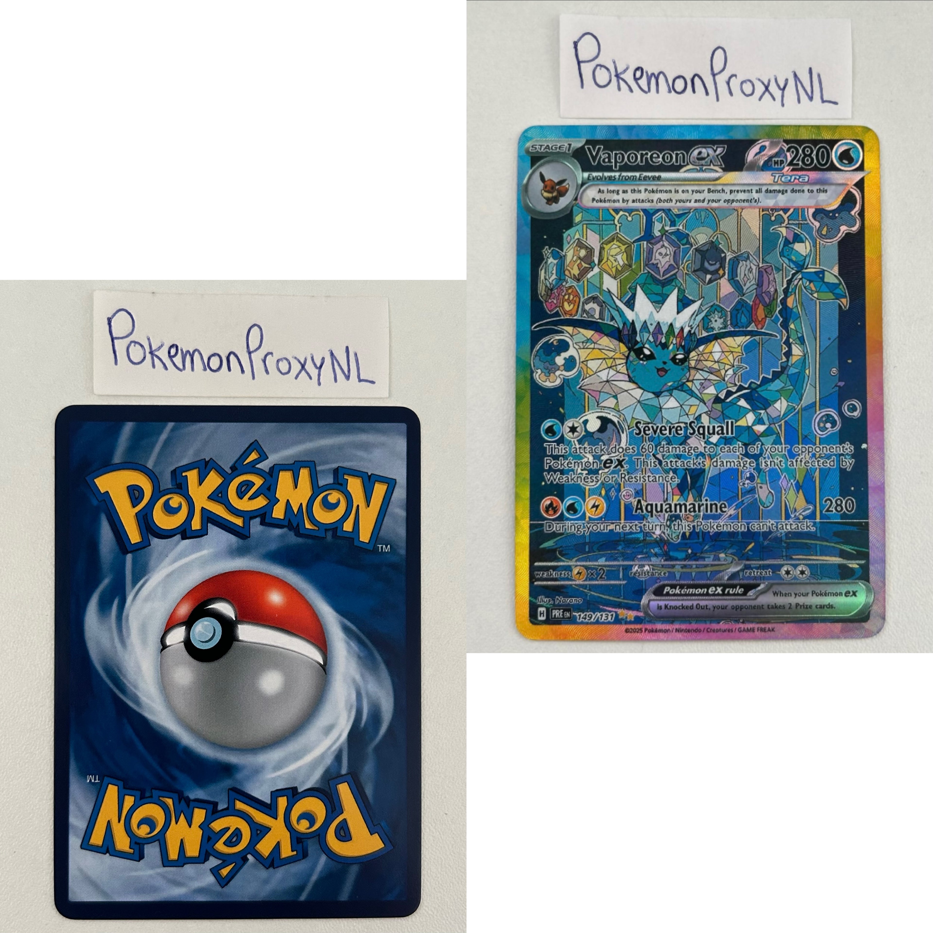 Prismatic Evolutions Set (PRE) / 001/131 - 180/131 / 2025 / PROXY Pokémon TCG card(s)