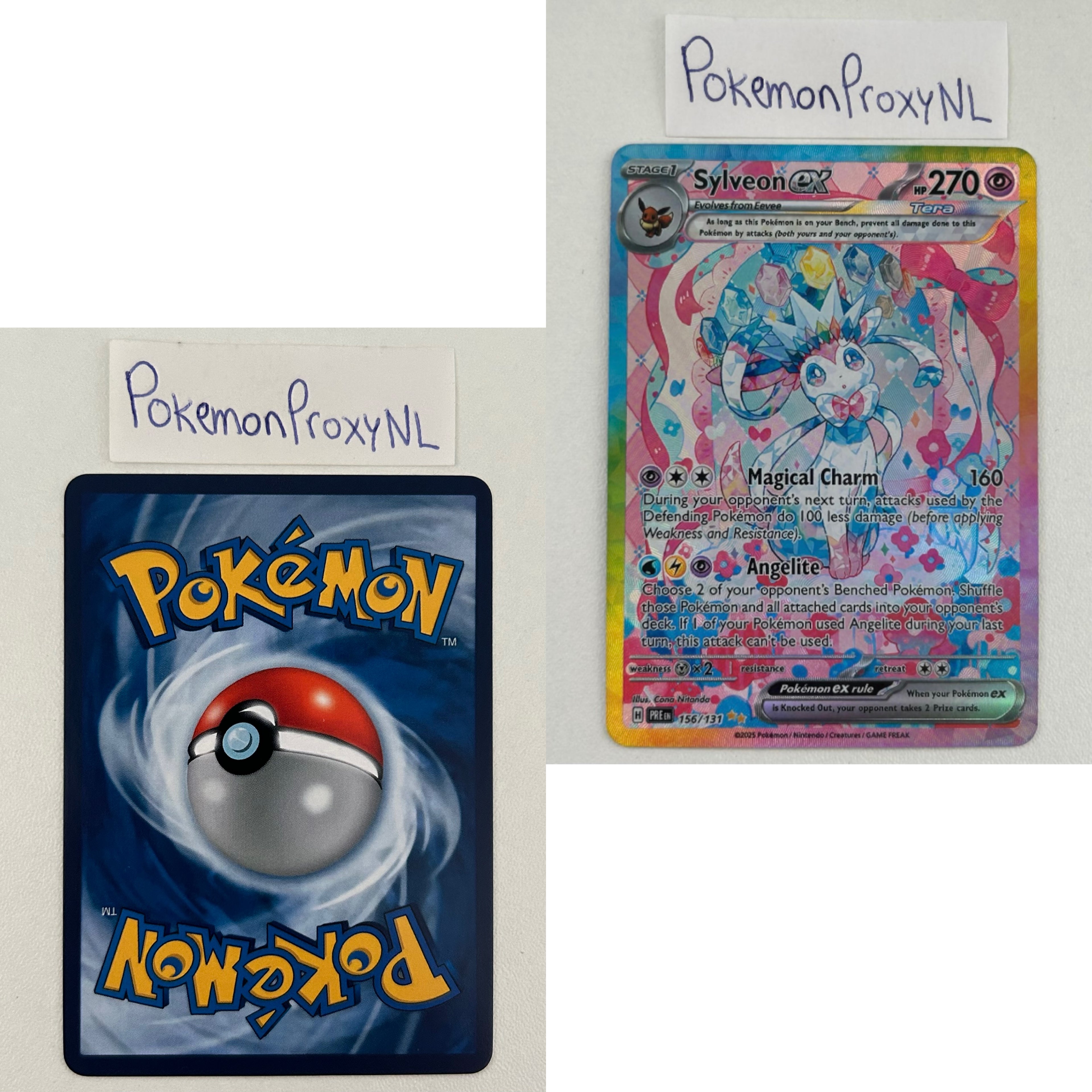 Prismatic Evolutions Set (PRE) / 001/131 - 180/131 / 2025 / PROXY Pokémon TCG card(s)