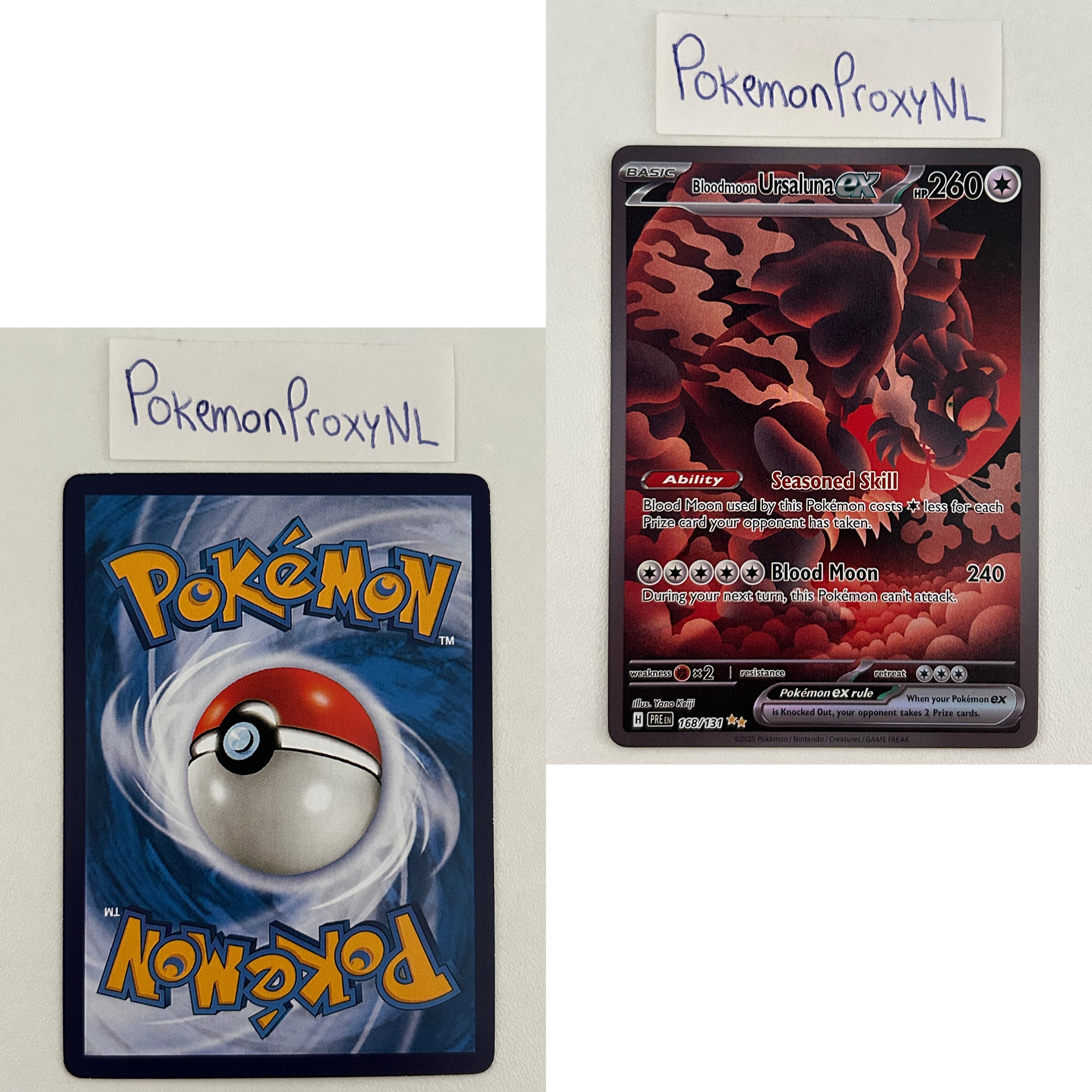 Prismatic Evolutions Set (PRE) / 001/131 - 180/131 / 2025 / PROXY Pokémon TCG card(s)