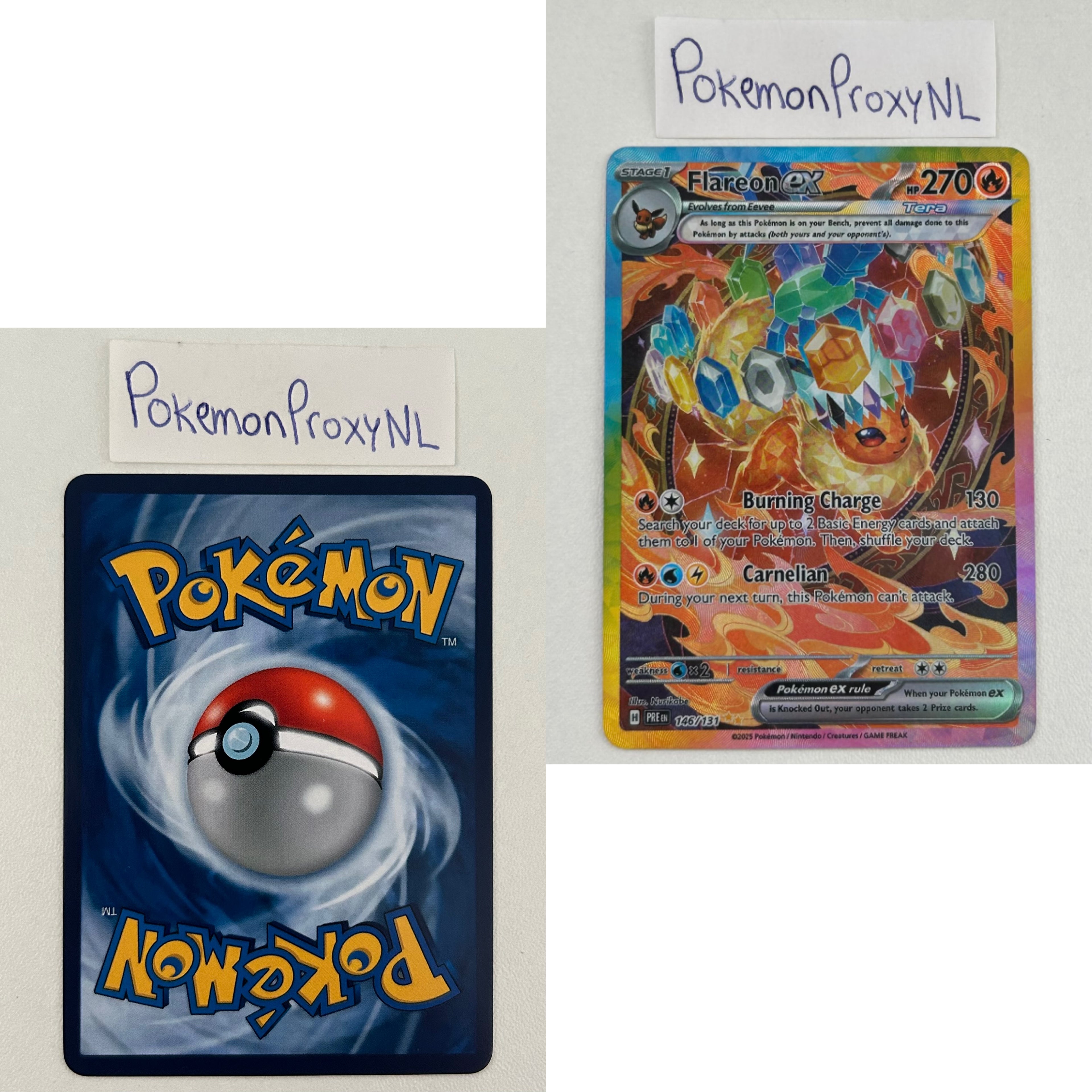 Prismatic Evolutions Set (PRE) / 001/131 - 180/131 / 2025 / PROXY Pokémon TCG card(s)