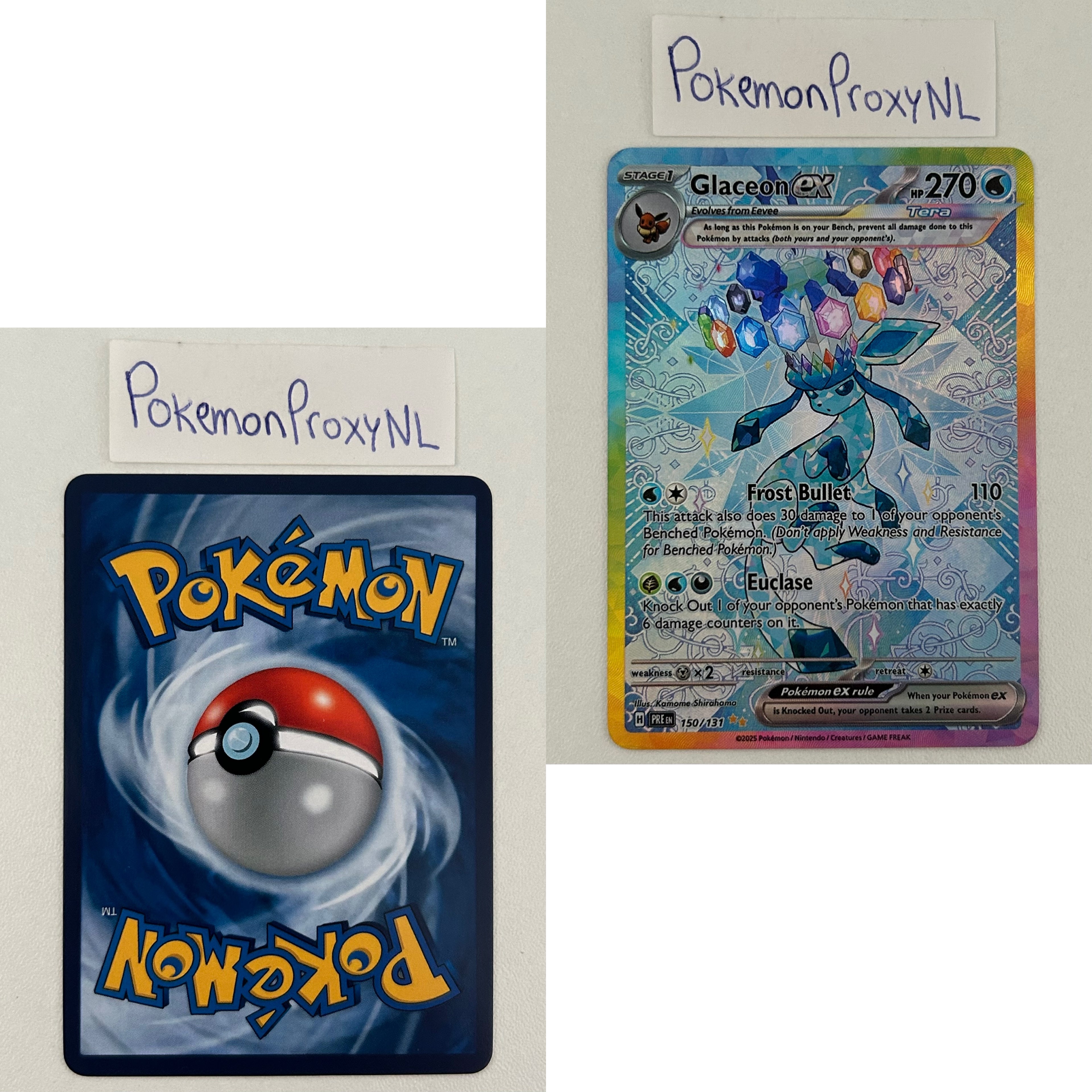 Prismatic Evolutions Set (PRE) / 001/131 - 180/131 / 2025 / PROXY Pokémon TCG card(s)