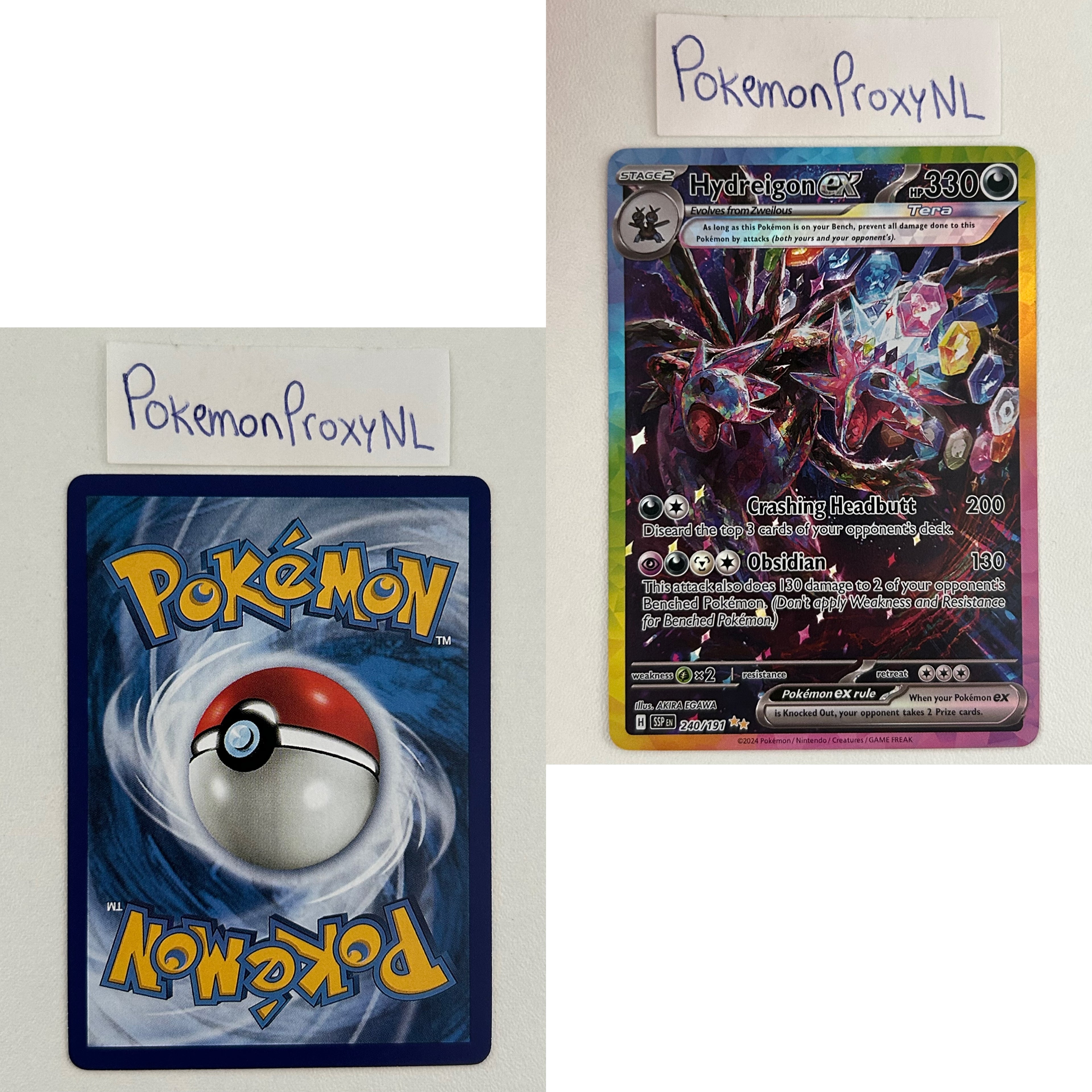 Surging Sparks Set (SSP) / 001/191 - 252/191 / 2024 / PROXY Pokémon TCG card(s)