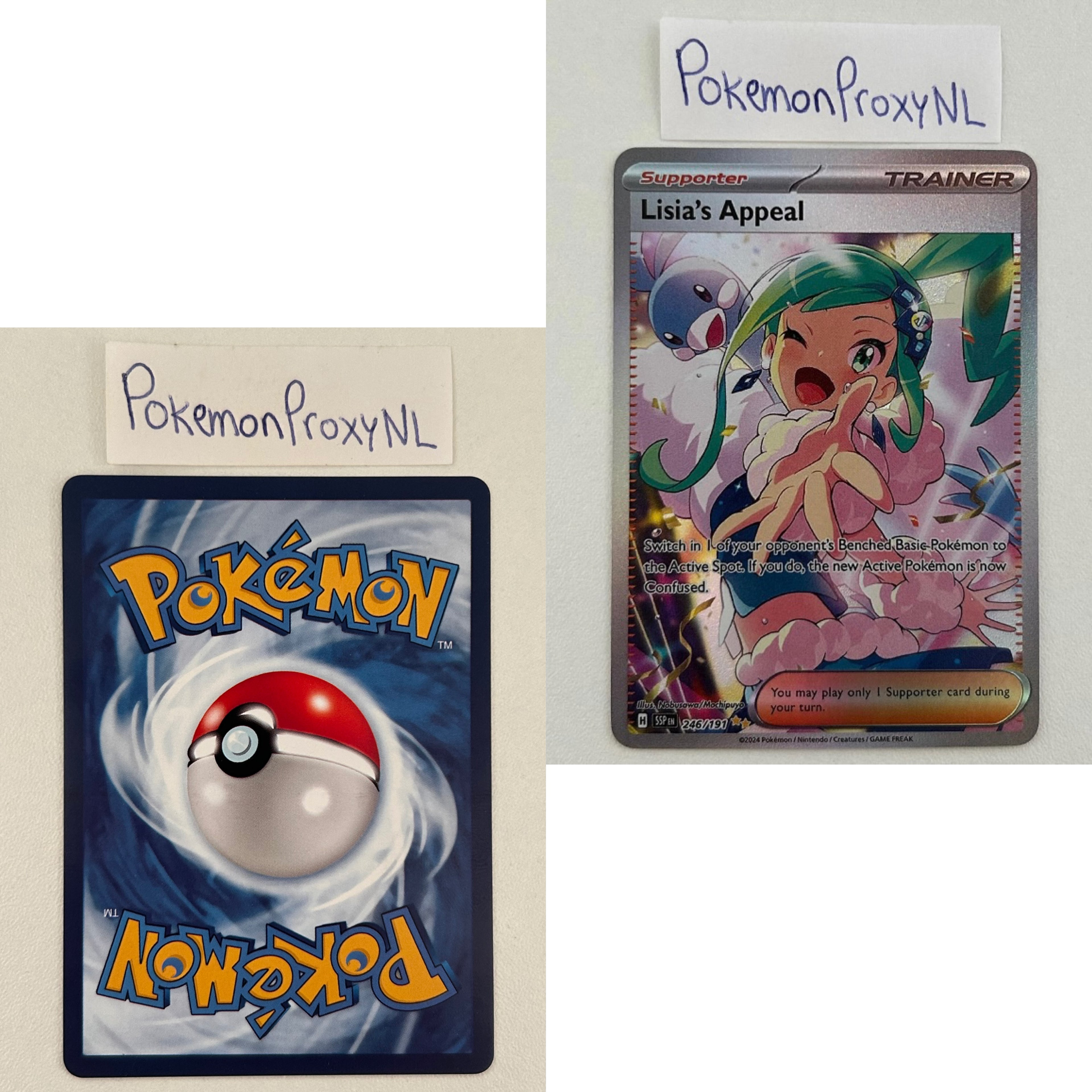 Surging Sparks Set (SSP) / 001/191 - 252/191 / 2024 / PROXY Pokémon TCG card(s)