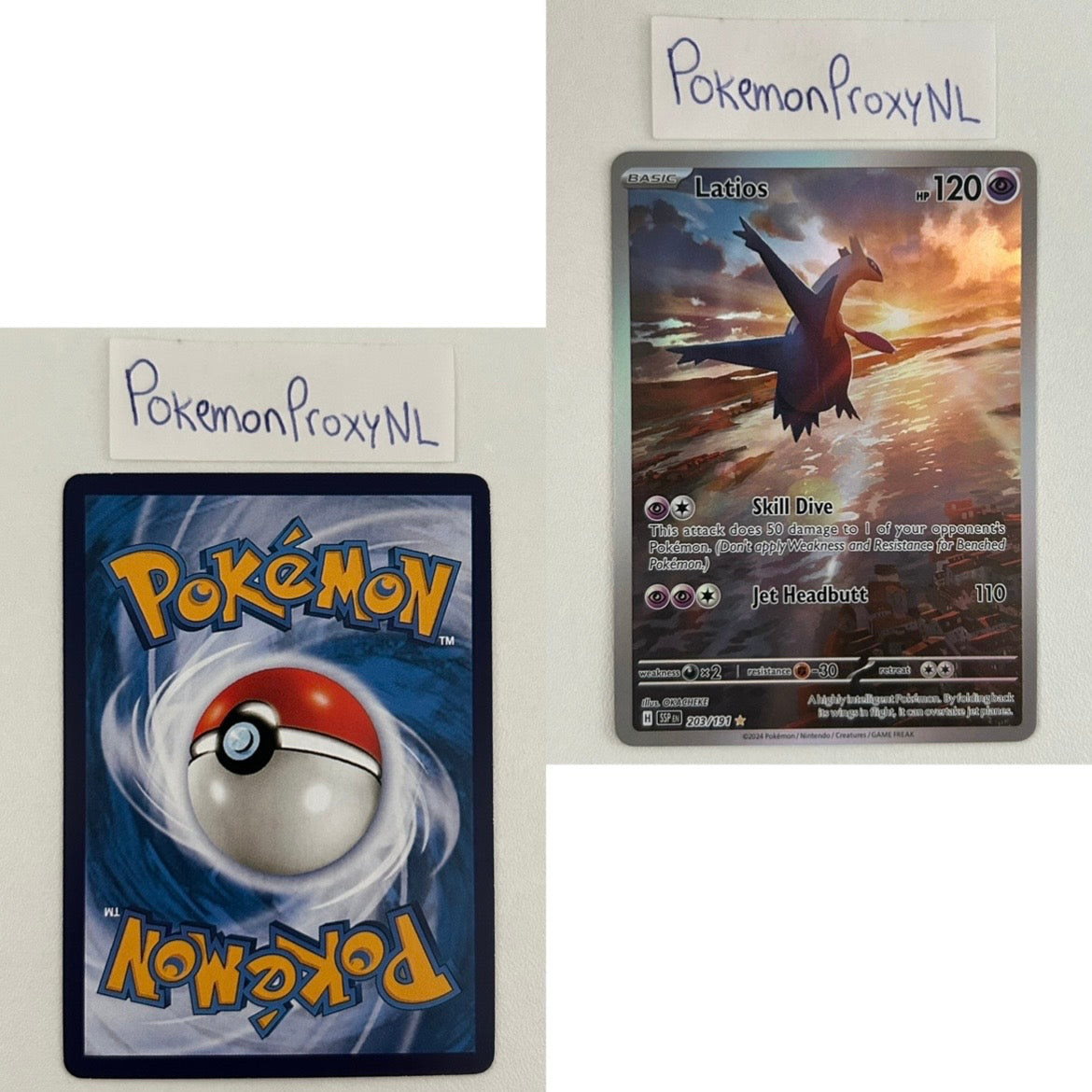 Surging Sparks Set (SSP) / 001/191 - 252/191 / 2024 / PROXY Pokémon TCG card(s)