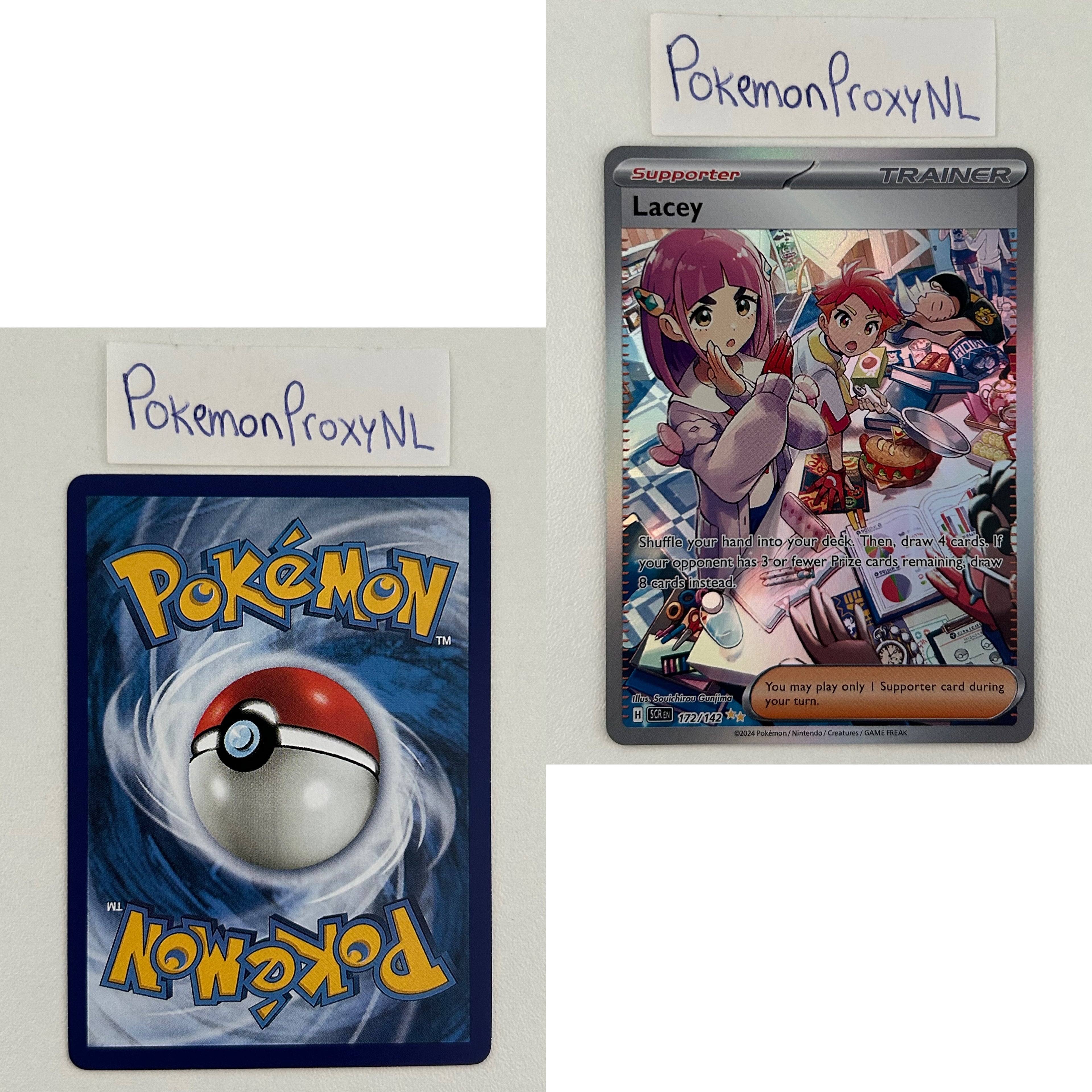 Stellar Crown Set (SCR) / 001/142 - 175/142 / 2024 / PROXY Pokémon TCG card(s)