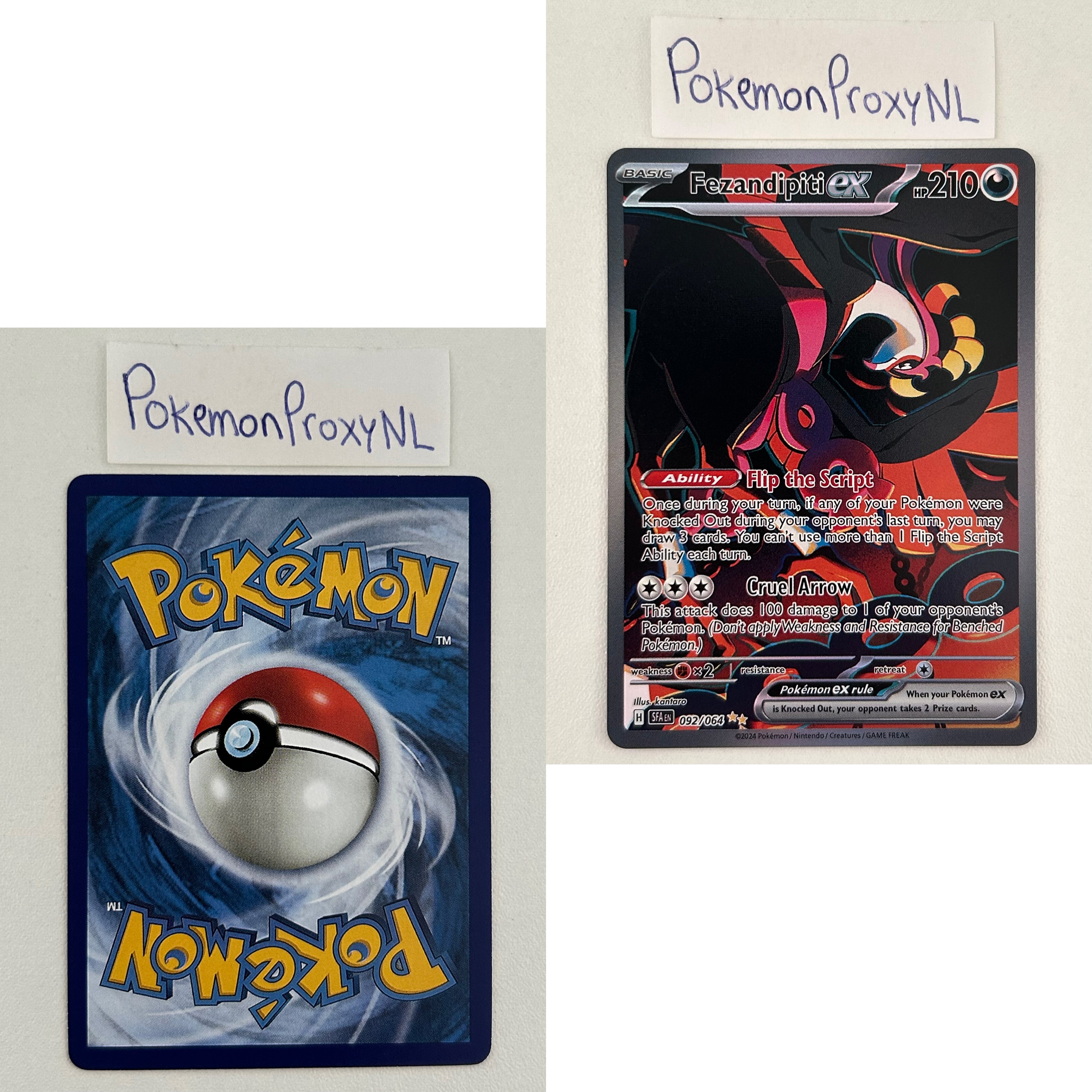 Shrouded Fable Set (SFA) / 001/064 - 099/064 / 2024 / PROXY Pokémon TCG card(s)