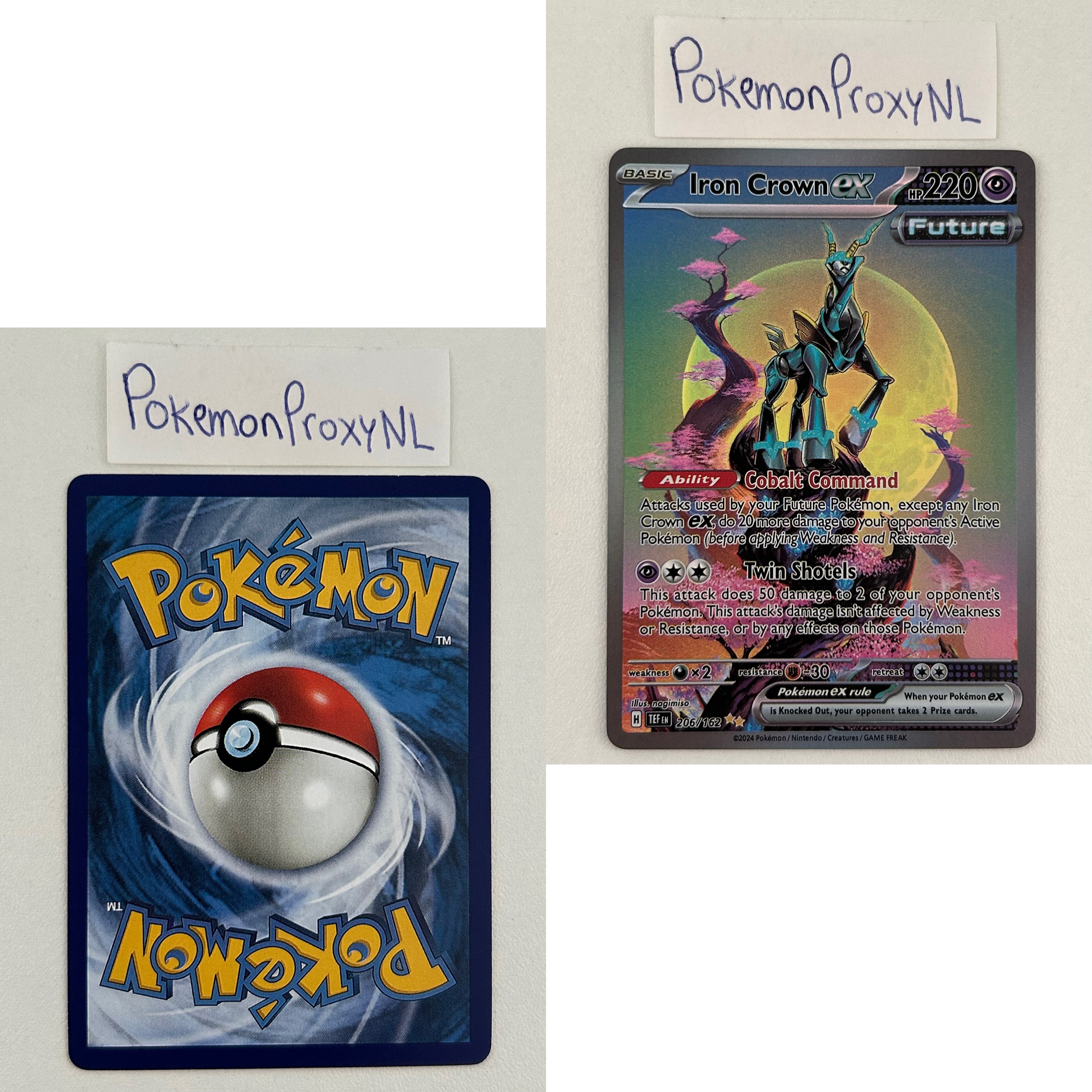 Temporal Forces Set (TEF) / 001/162 - 218/162 / 2024 / PROXY Pokémon TCG card(s)