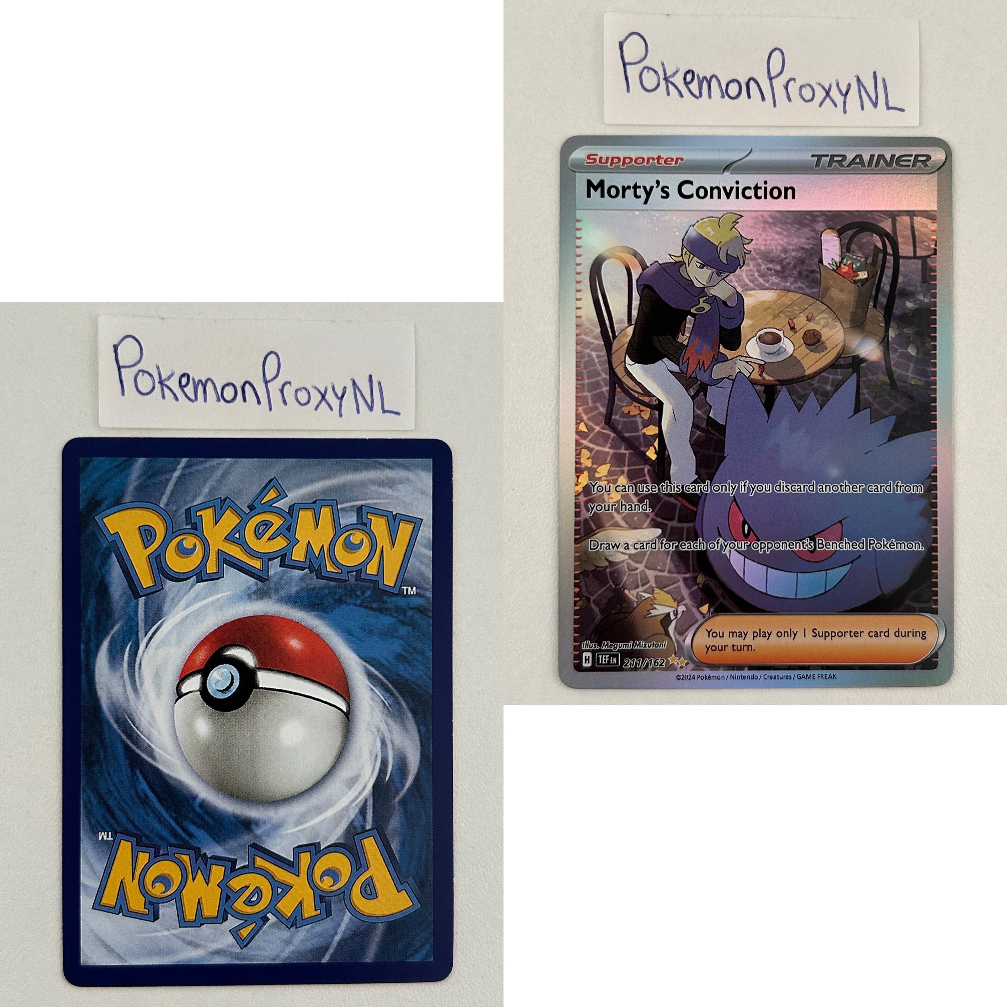 Temporal Forces Set (TEF) / 001/162 - 218/162 / 2024 / PROXY Pokémon TCG card(s)