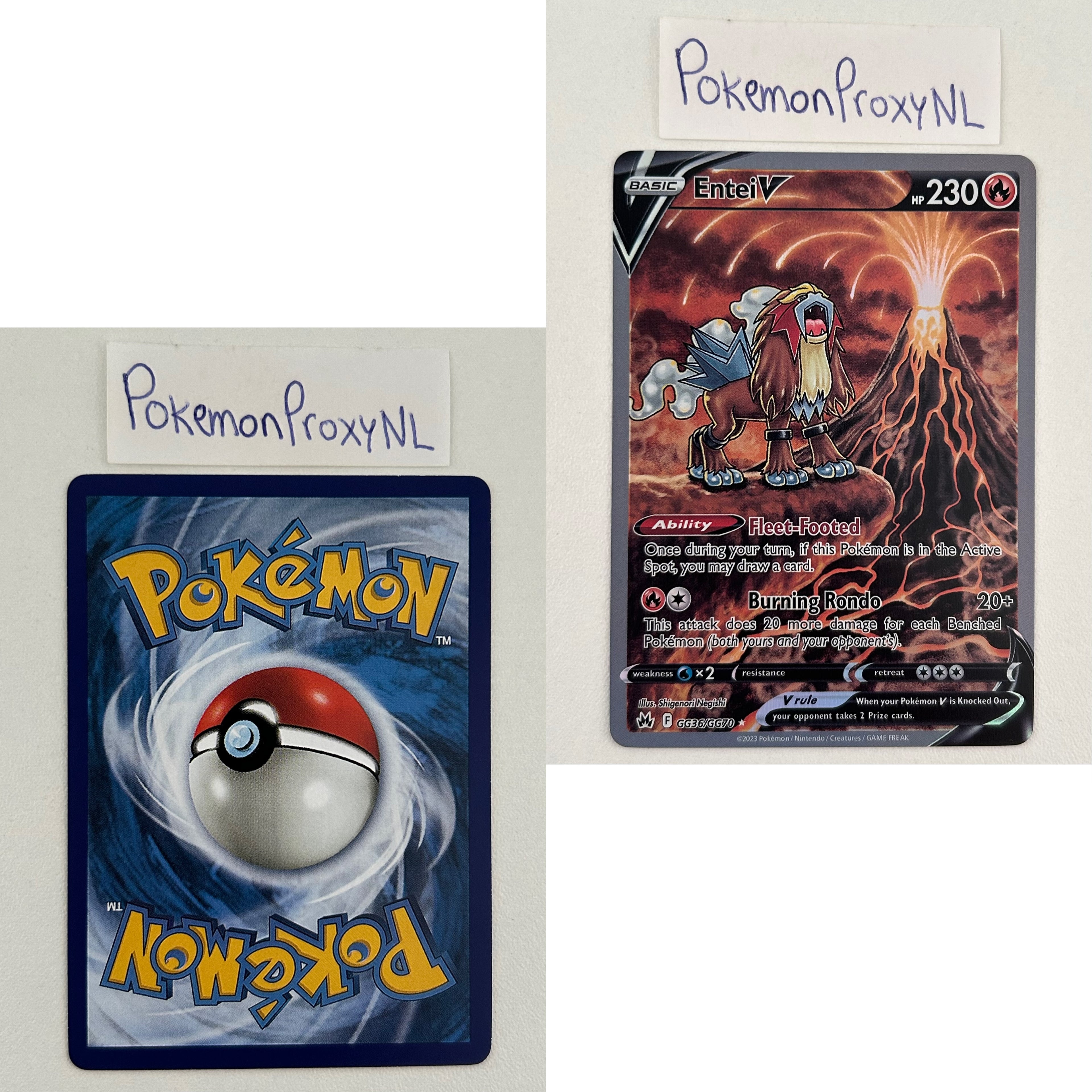 Crown Zenith Set (CRZ) / 001/159 - GG70/GG70 / 2023 / PROXY Pokémon TCG card(s)
