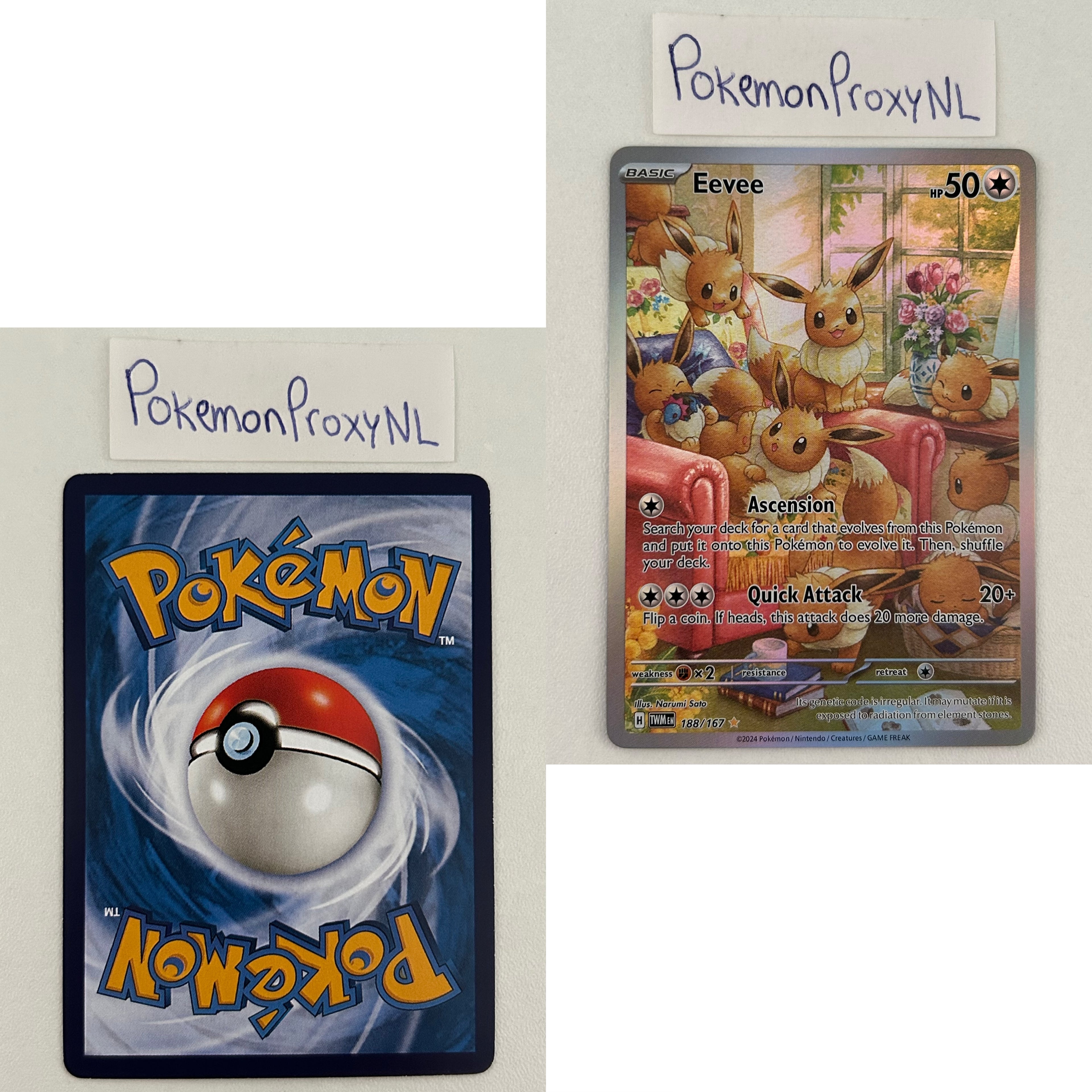 Twilight Masquerade Set (TWM) / 001/167 - 226/167 / 2024 / PROXY Pokémon TCG card(s)