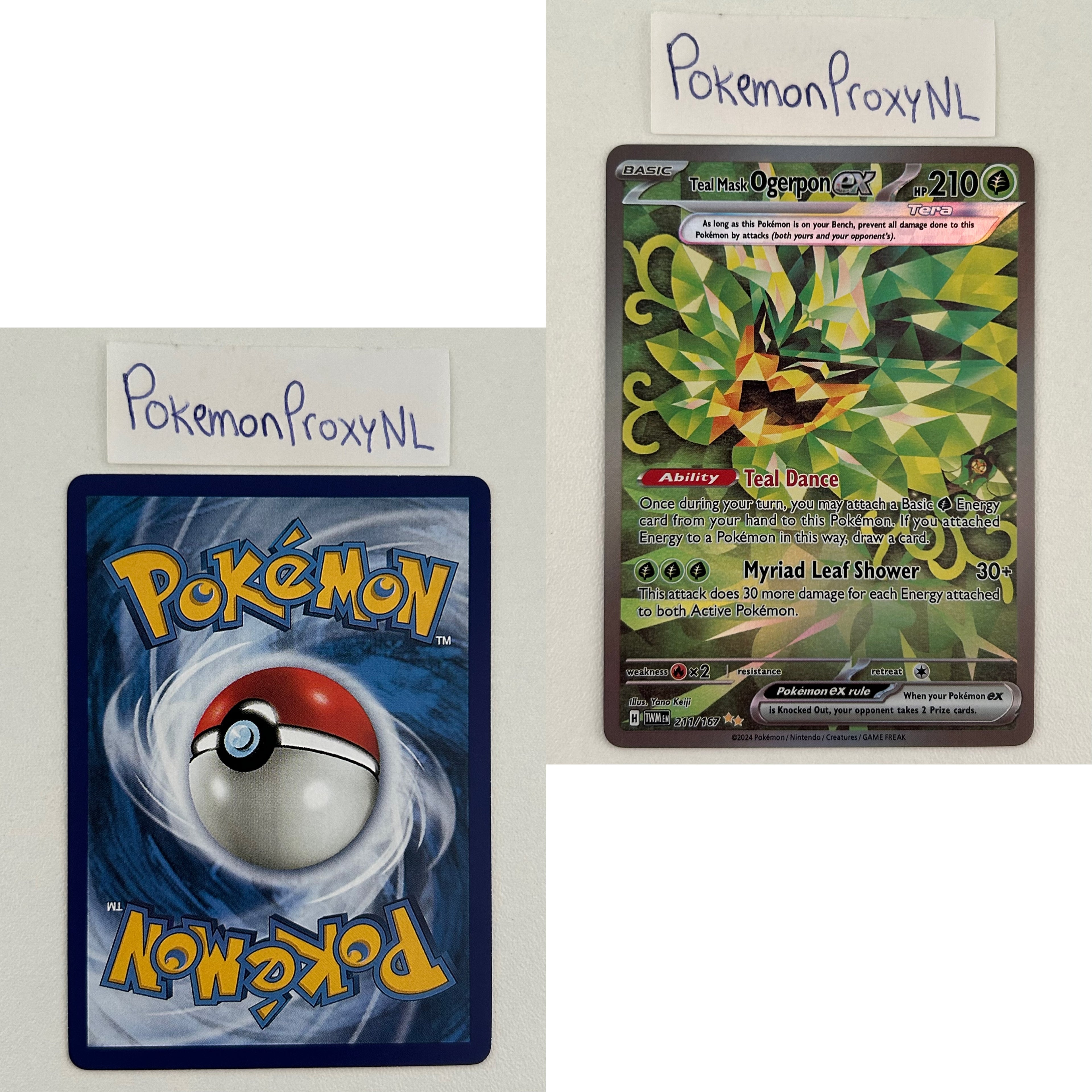 Twilight Masquerade Set (TWM) / 001/167 - 226/167 / 2024 / PROXY Pokémon TCG card(s)