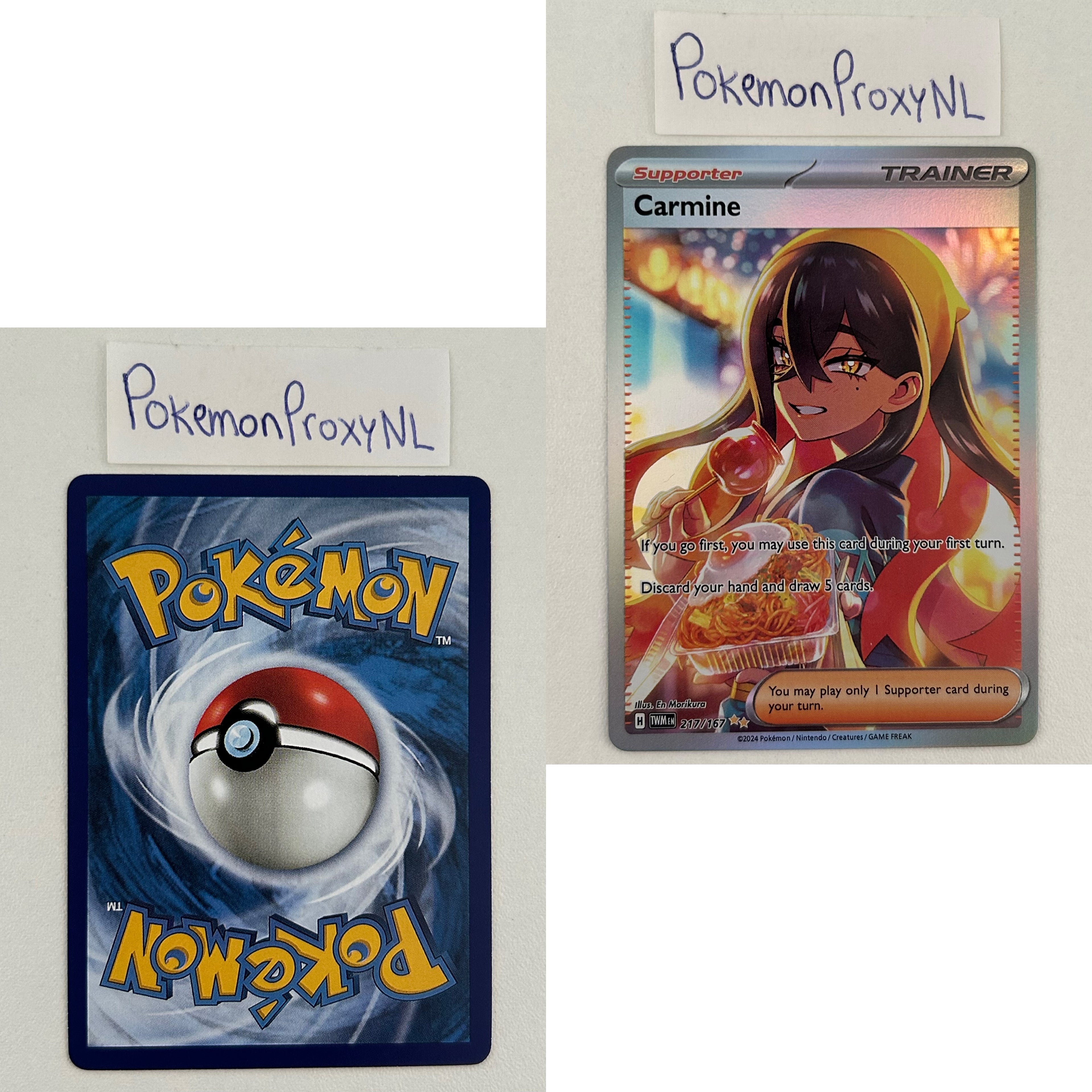 Twilight Masquerade Set (TWM) / 001/167 - 226/167 / 2024 / PROXY Pokémon TCG card(s)