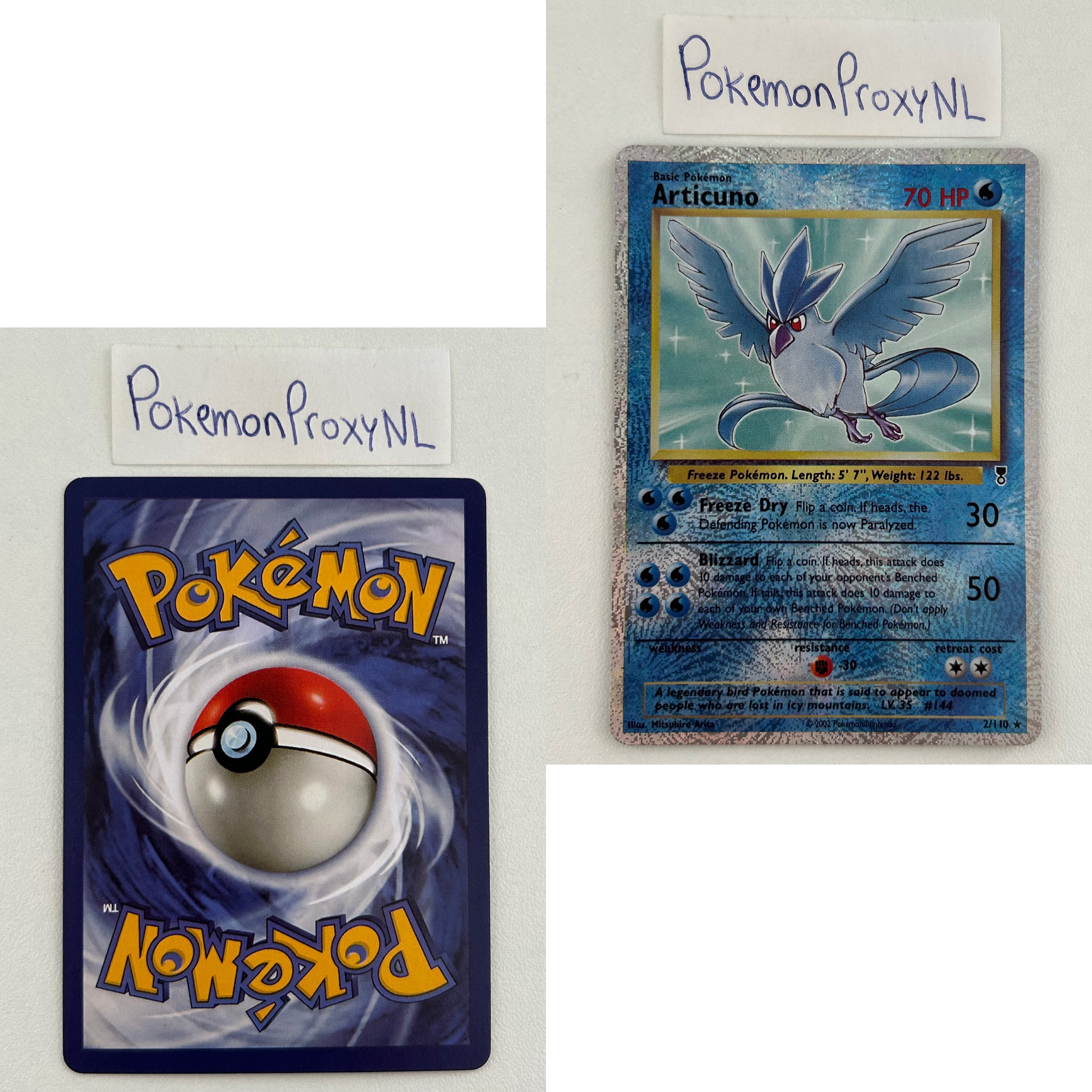 Legendary Collection Set (LC) / 1/110 - 110/110 / 2002 / PROXY Pokémon TCG card(s)