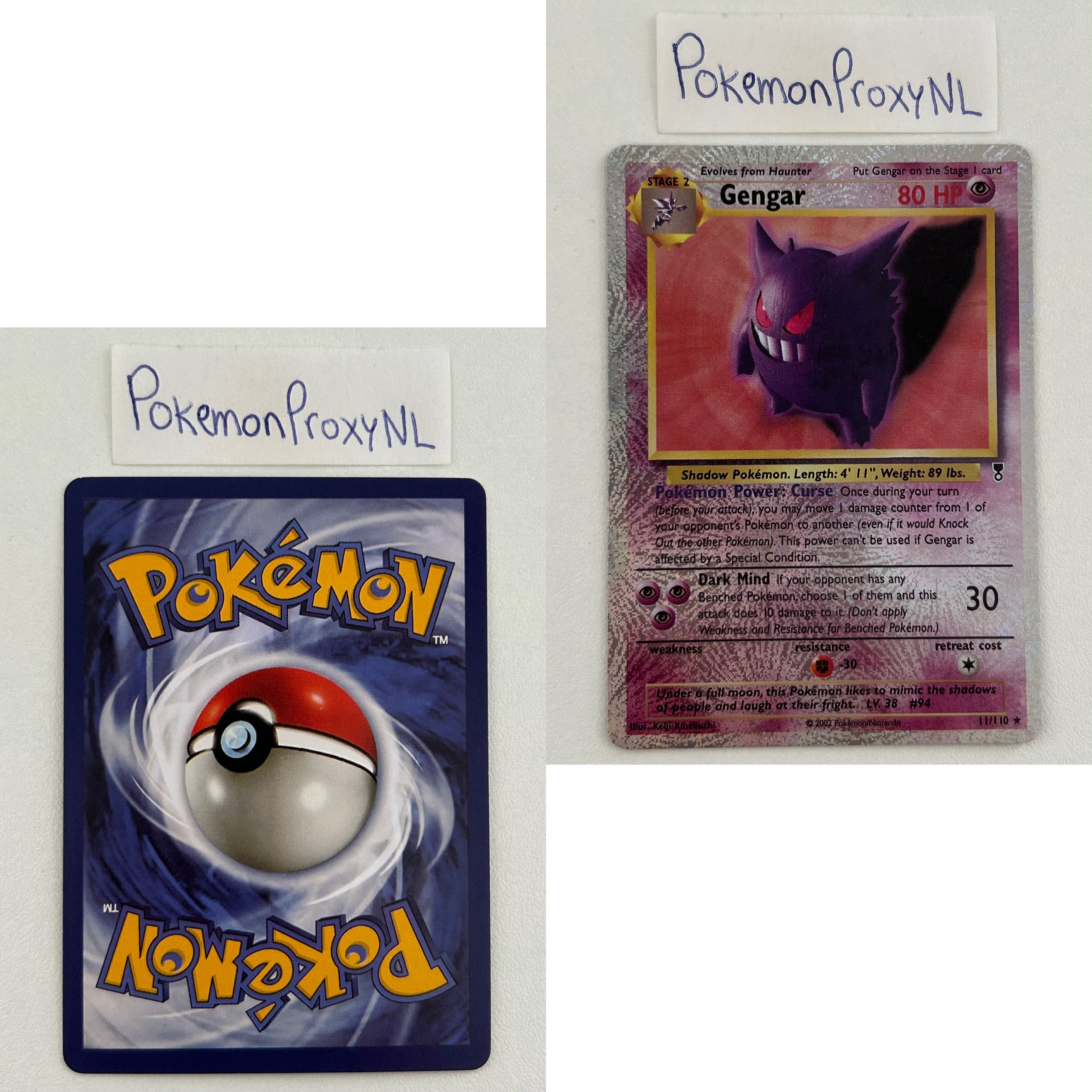 Legendary Collection Set (LC) / 1/110 - 110/110 / 2002 / PROXY Pokémon TCG card(s)