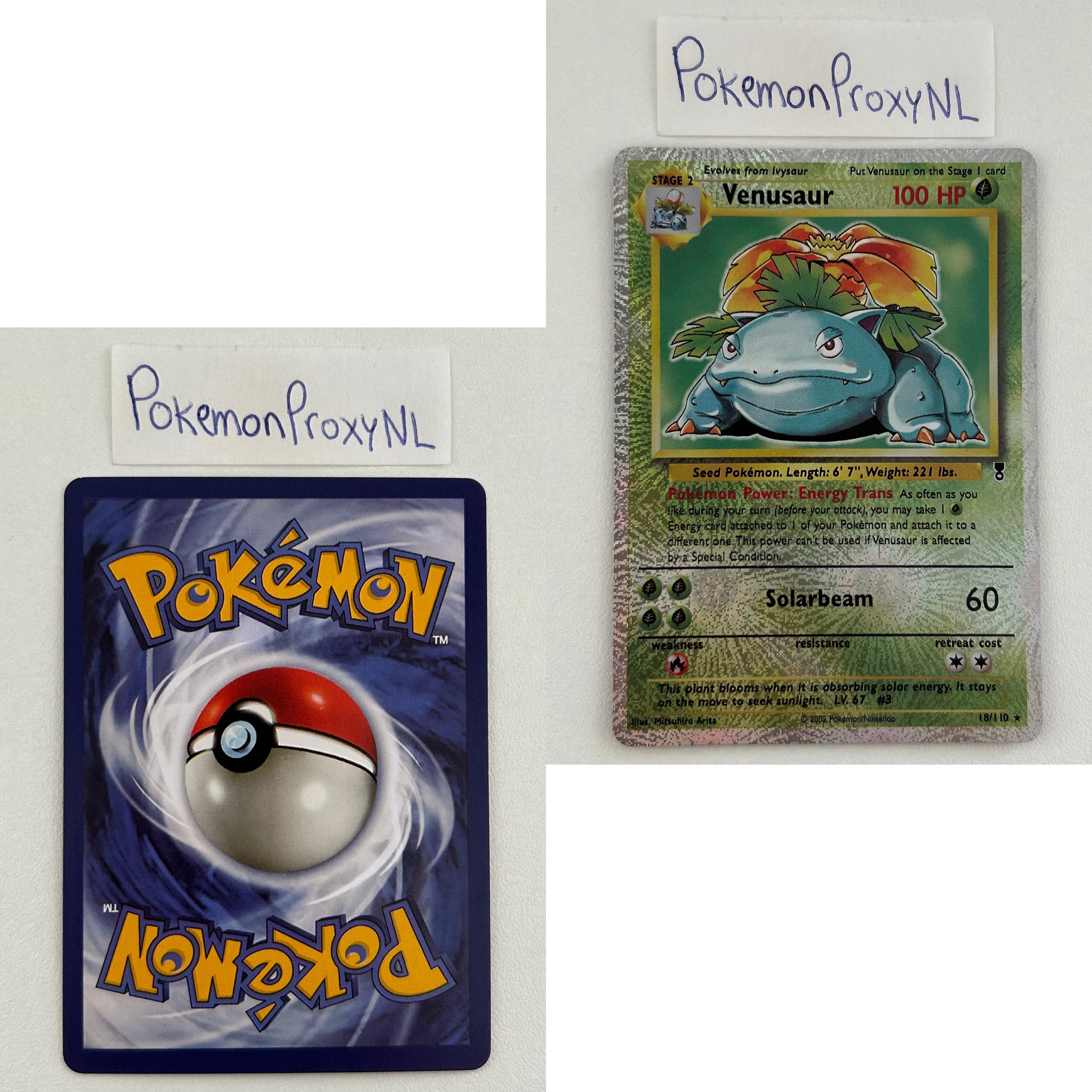 Legendary Collection Set (LC) / 1/110 - 110/110 / 2002 / PROXY Pokémon TCG card(s)