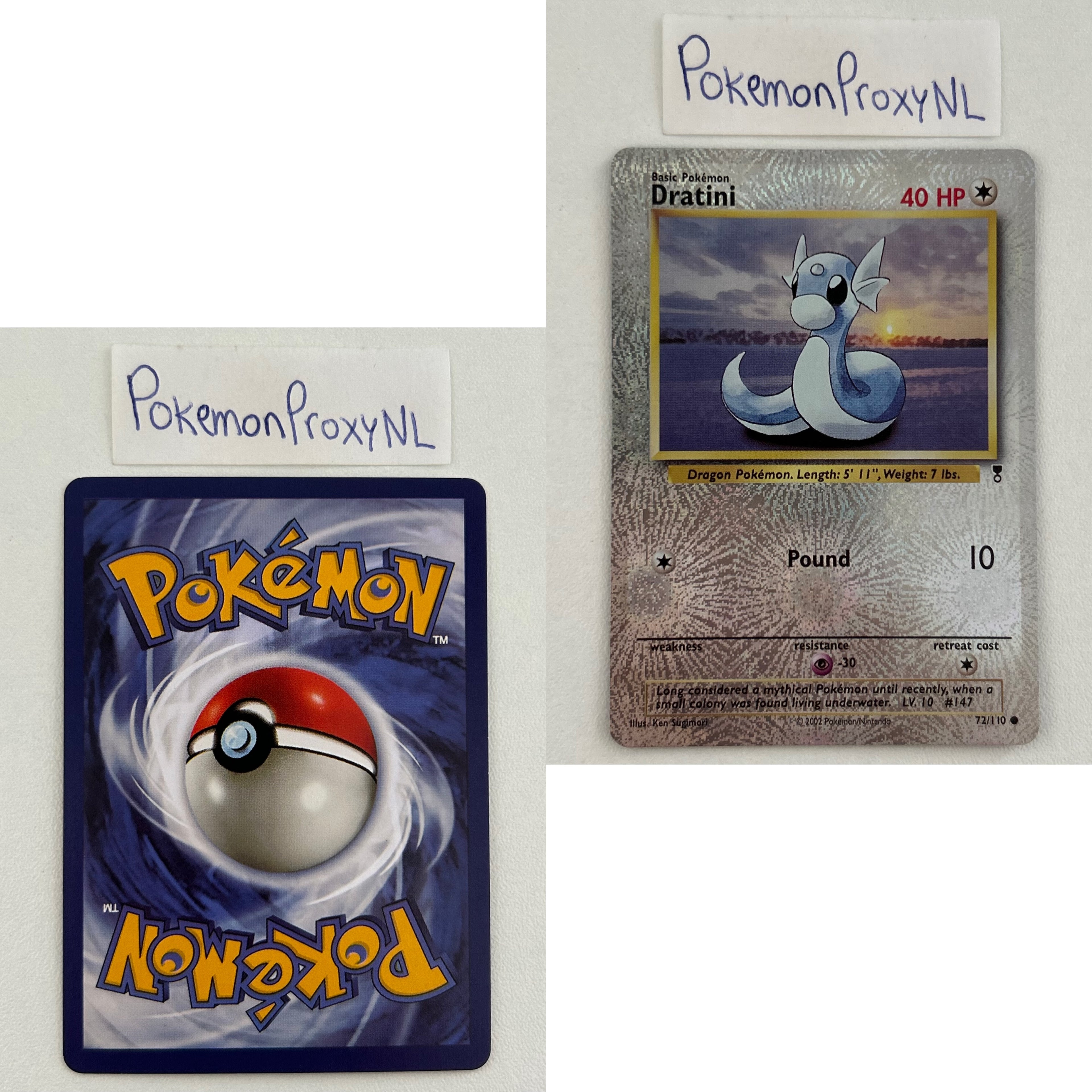 Legendary Collection Set (LC) / 1/110 - 110/110 / 2002 / PROXY Pokémon TCG card(s)
