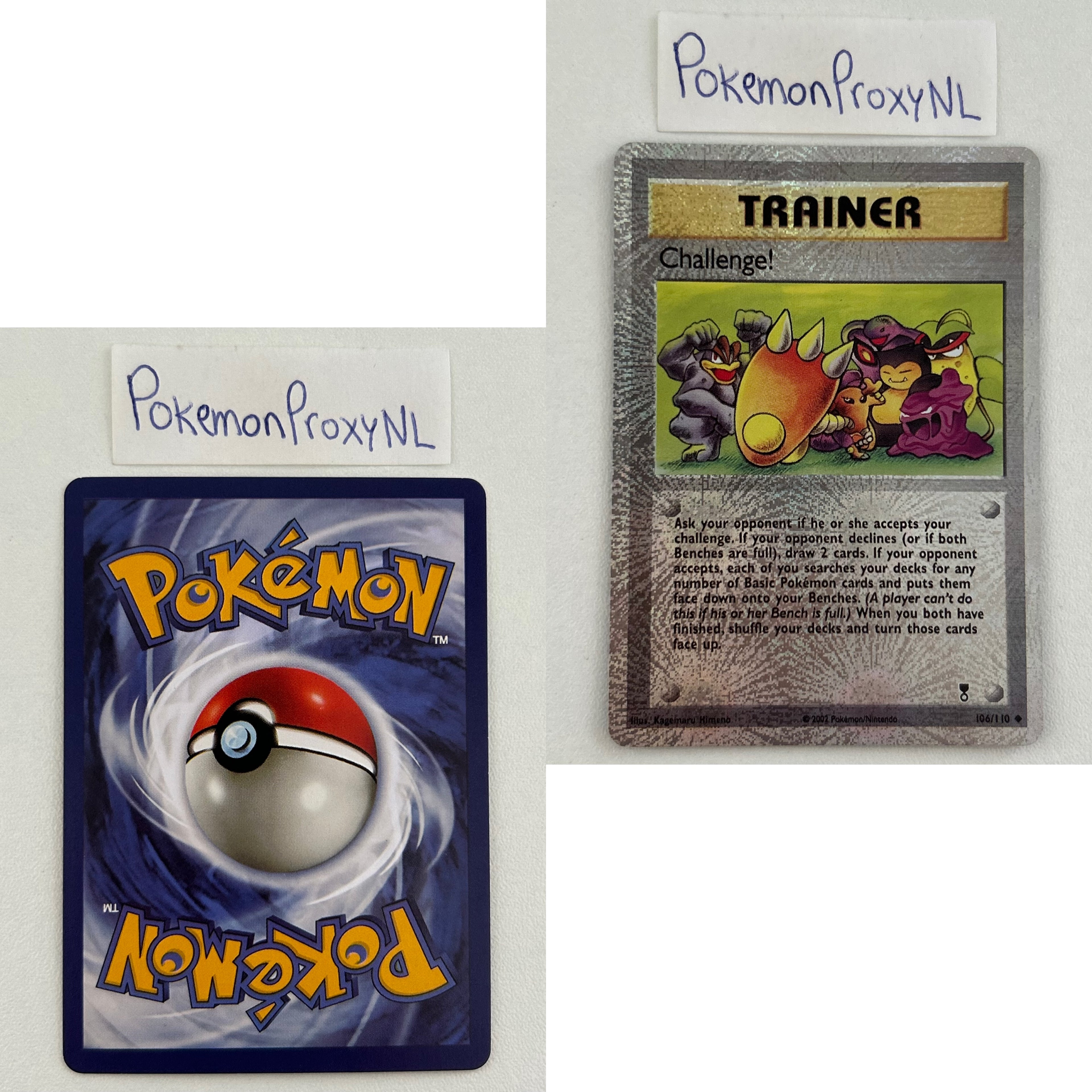 Legendary Collection Set (LC) / 1/110 - 110/110 / 2002 / PROXY Pokémon TCG card(s)