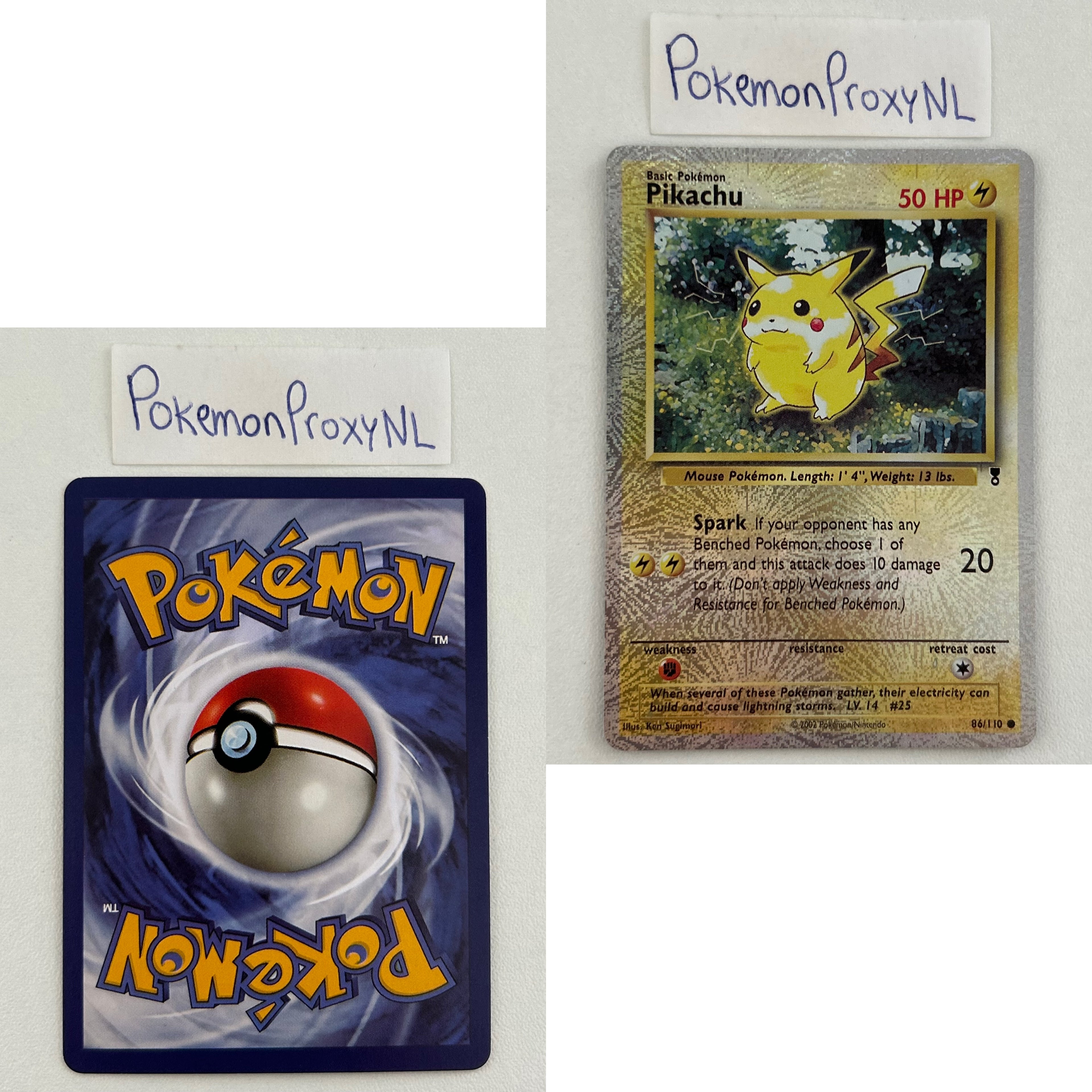 Legendary Collection Set (LC) / 1/110 - 110/110 / 2002 / PROXY Pokémon TCG card(s)