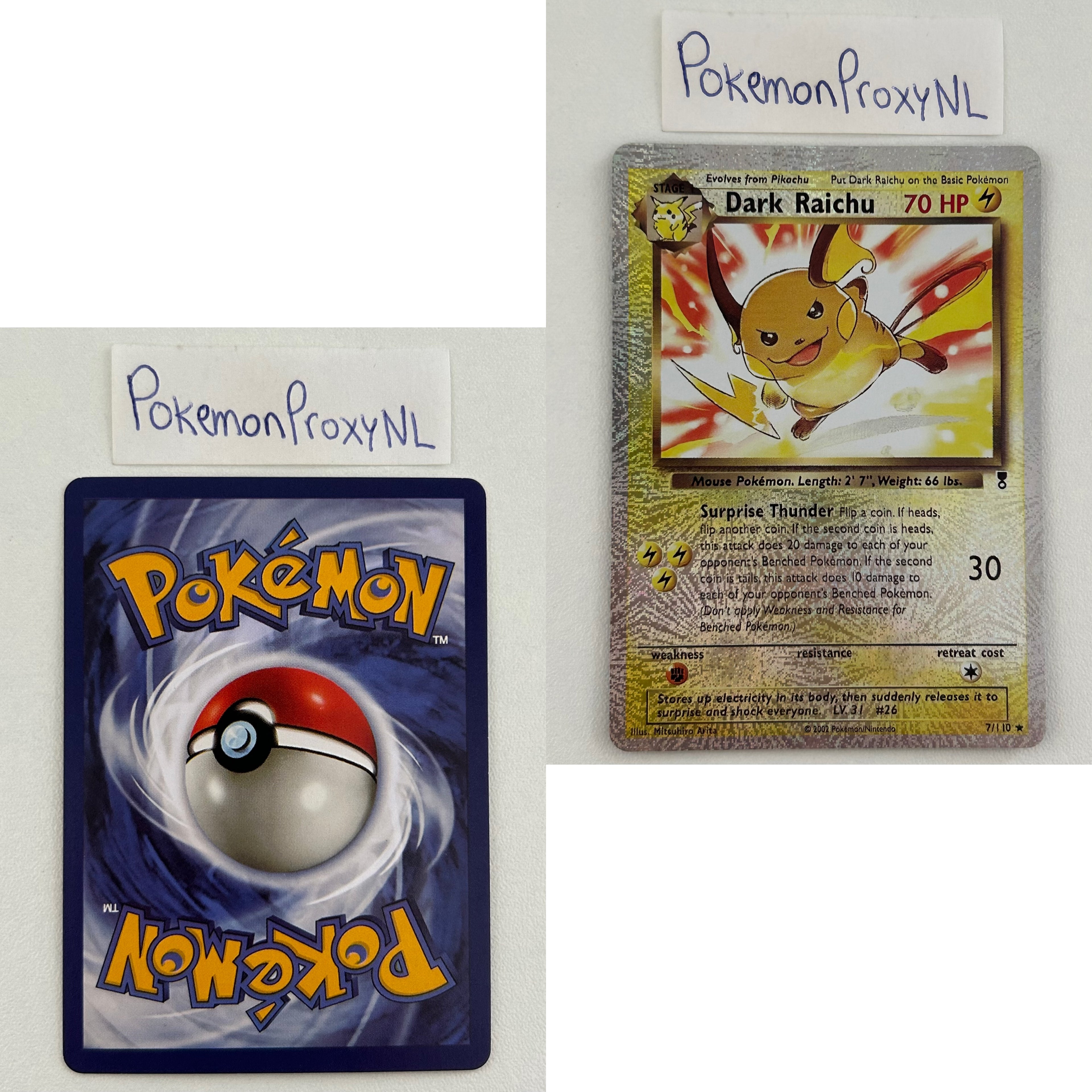 Legendary Collection Set (LC) / 1/110 - 110/110 / 2002 / PROXY Pokémon TCG card(s)