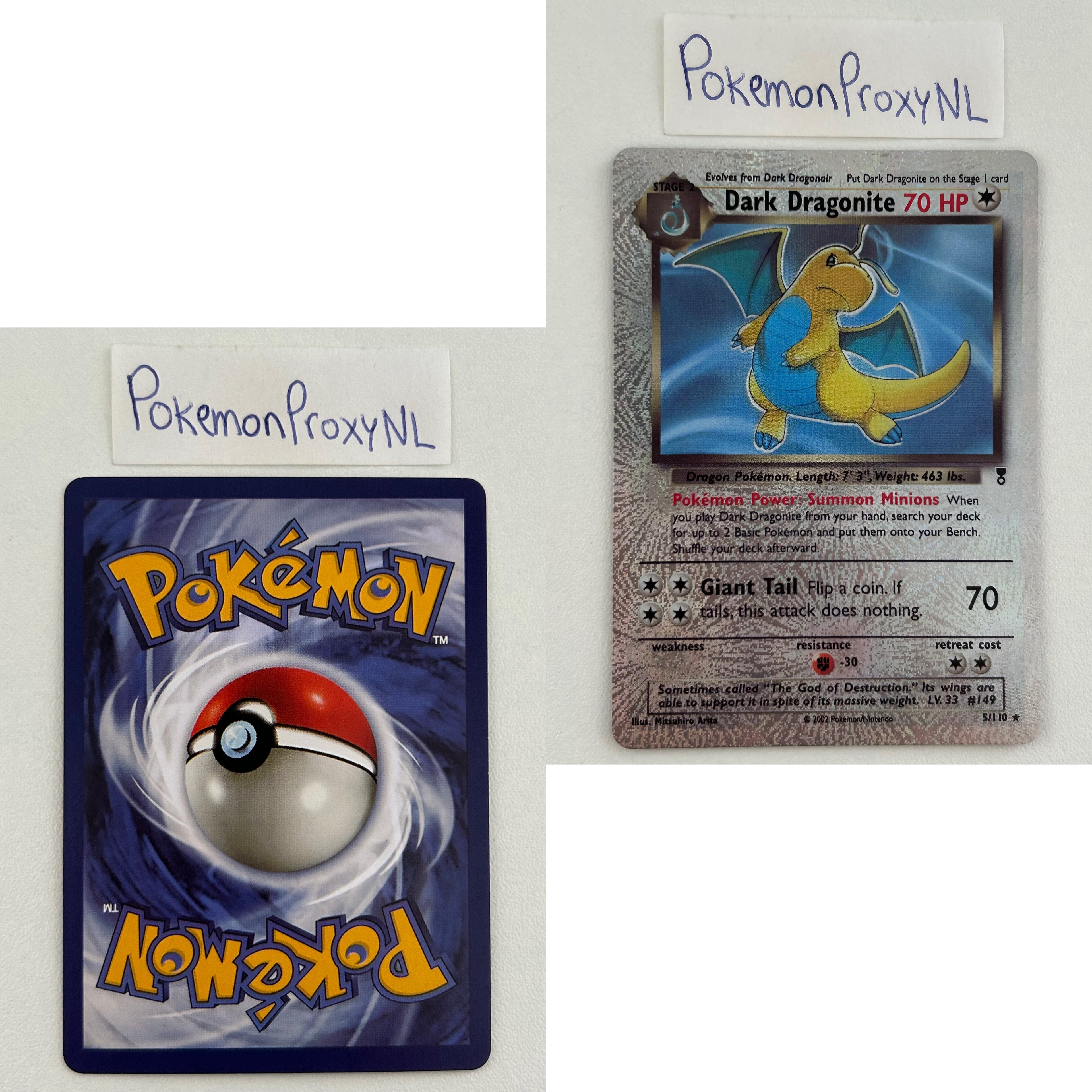 Legendary Collection Set (LC) / 1/110 - 110/110 / 2002 / PROXY Pokémon TCG card(s)