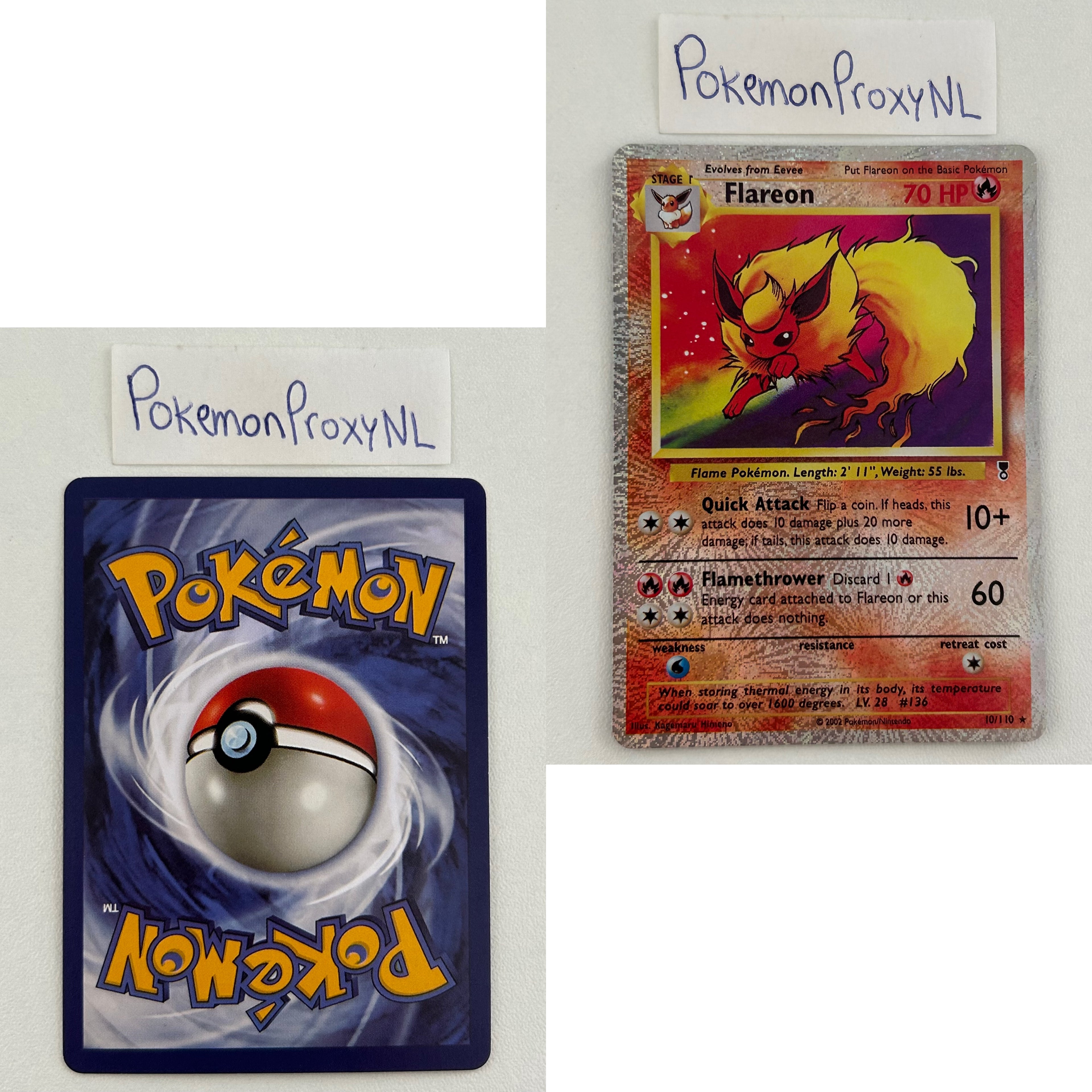 Legendary Collection Set (LC) / 1/110 - 110/110 / 2002 / PROXY Pokémon TCG card(s)