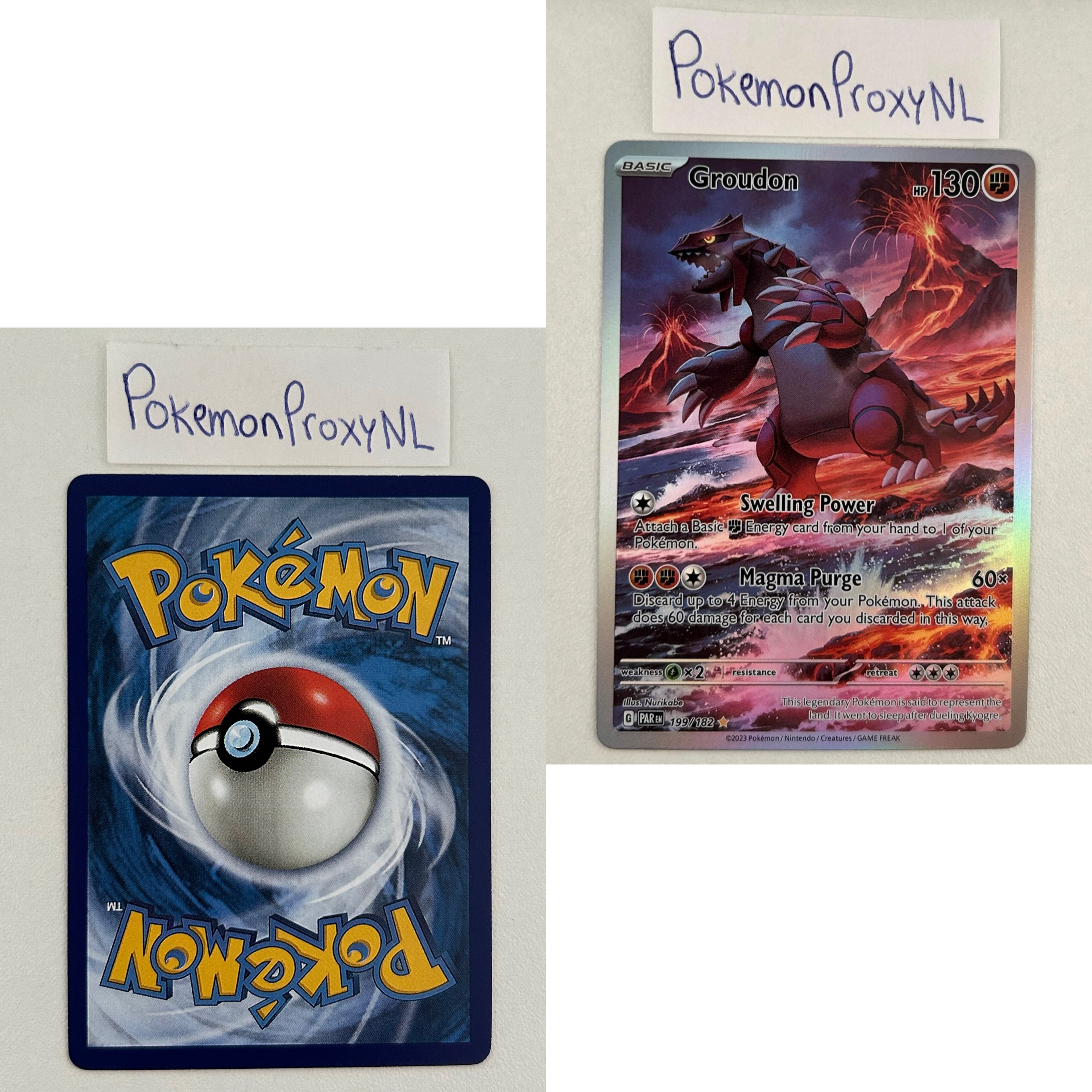 Paradox Rift Set (PAR) / 001/182 - 266/182 / 2023 / PROXY Pokémon TCG card(s)