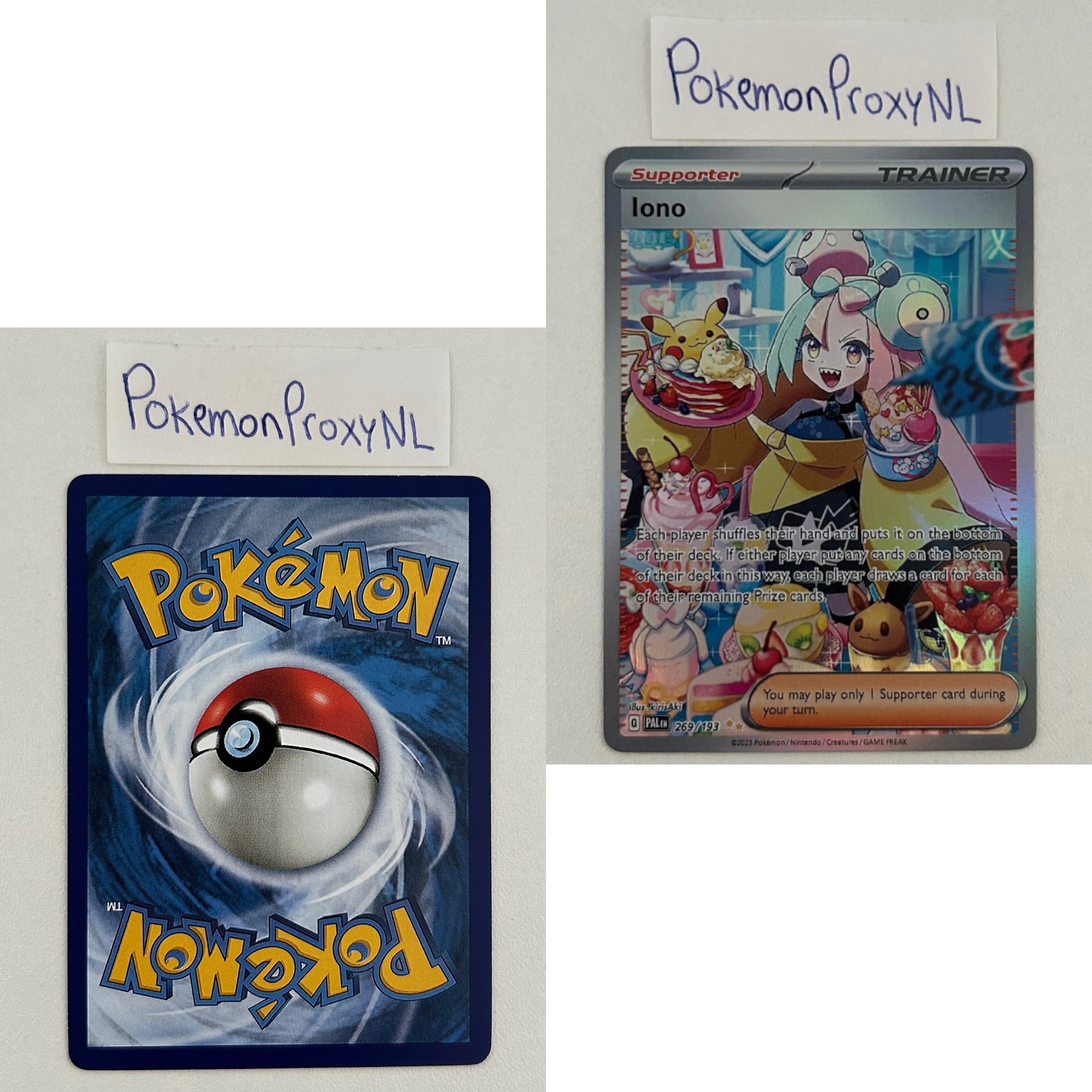 Paldea Evolved Set (PAL) / 001/193 - 279/193 / 2023 / PROXY Pokémon TCG card(s)