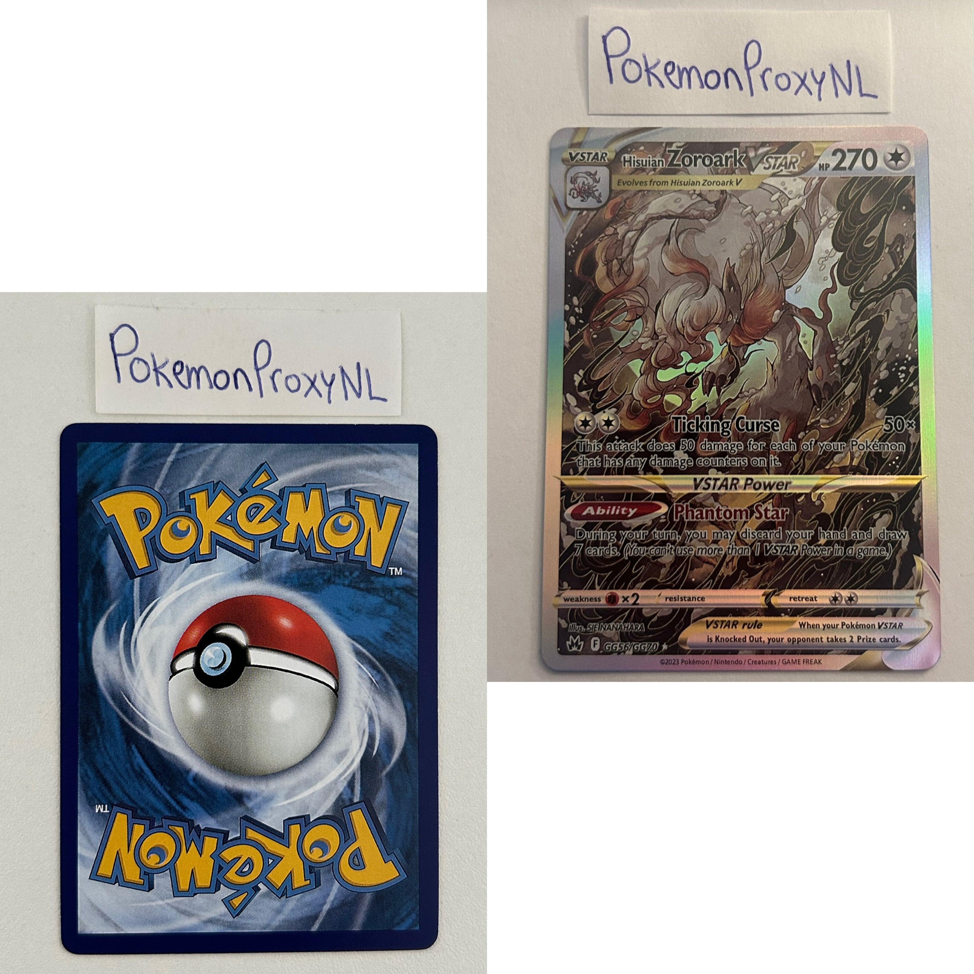 Crown Zenith Set (CRZ) / 001/159 - GG70/GG70 / 2023 / PROXY Pokémon TCG card(s)
