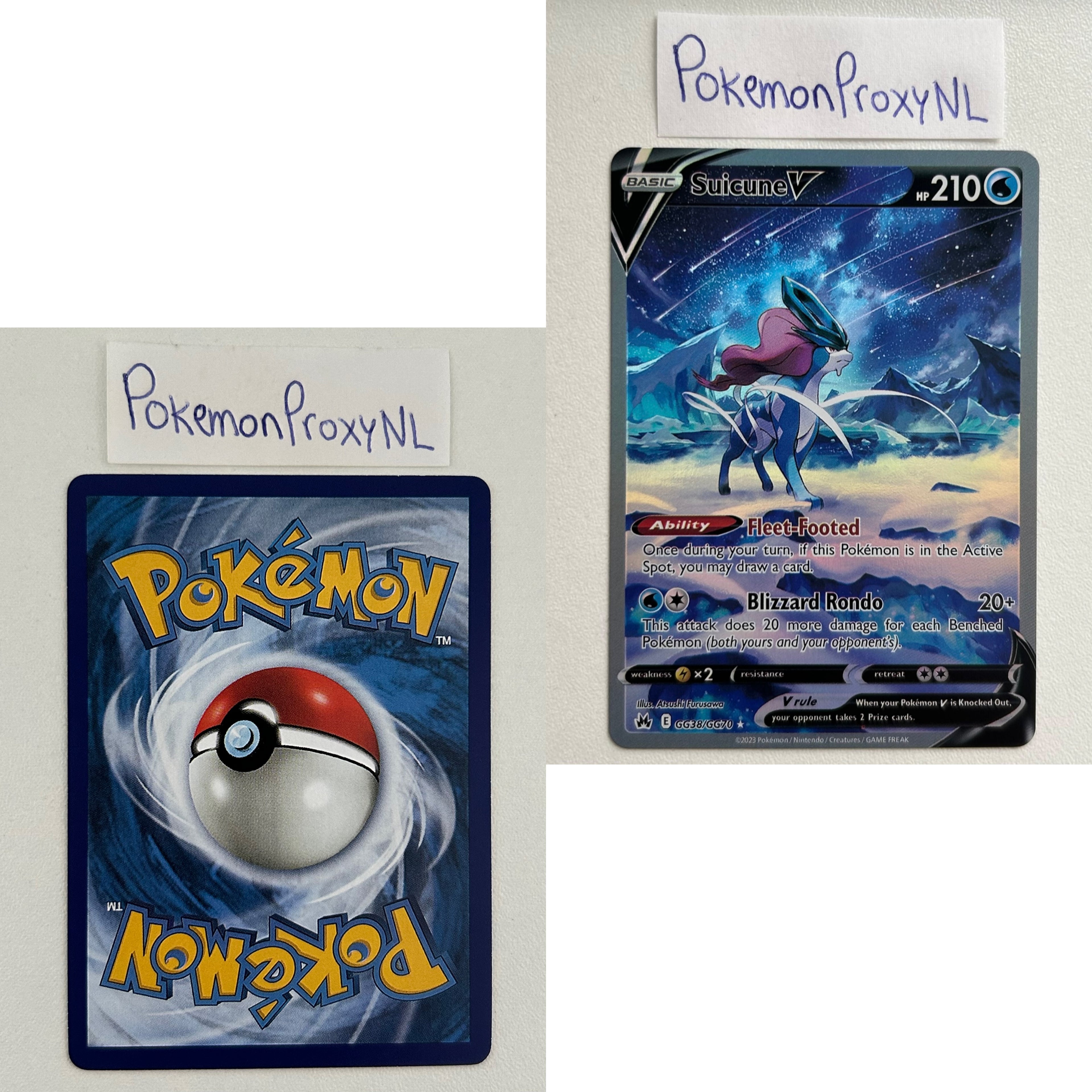 Crown Zenith Set (CRZ) / 001/159 - GG70/GG70 / 2023 / PROXY Pokémon TCG card(s)